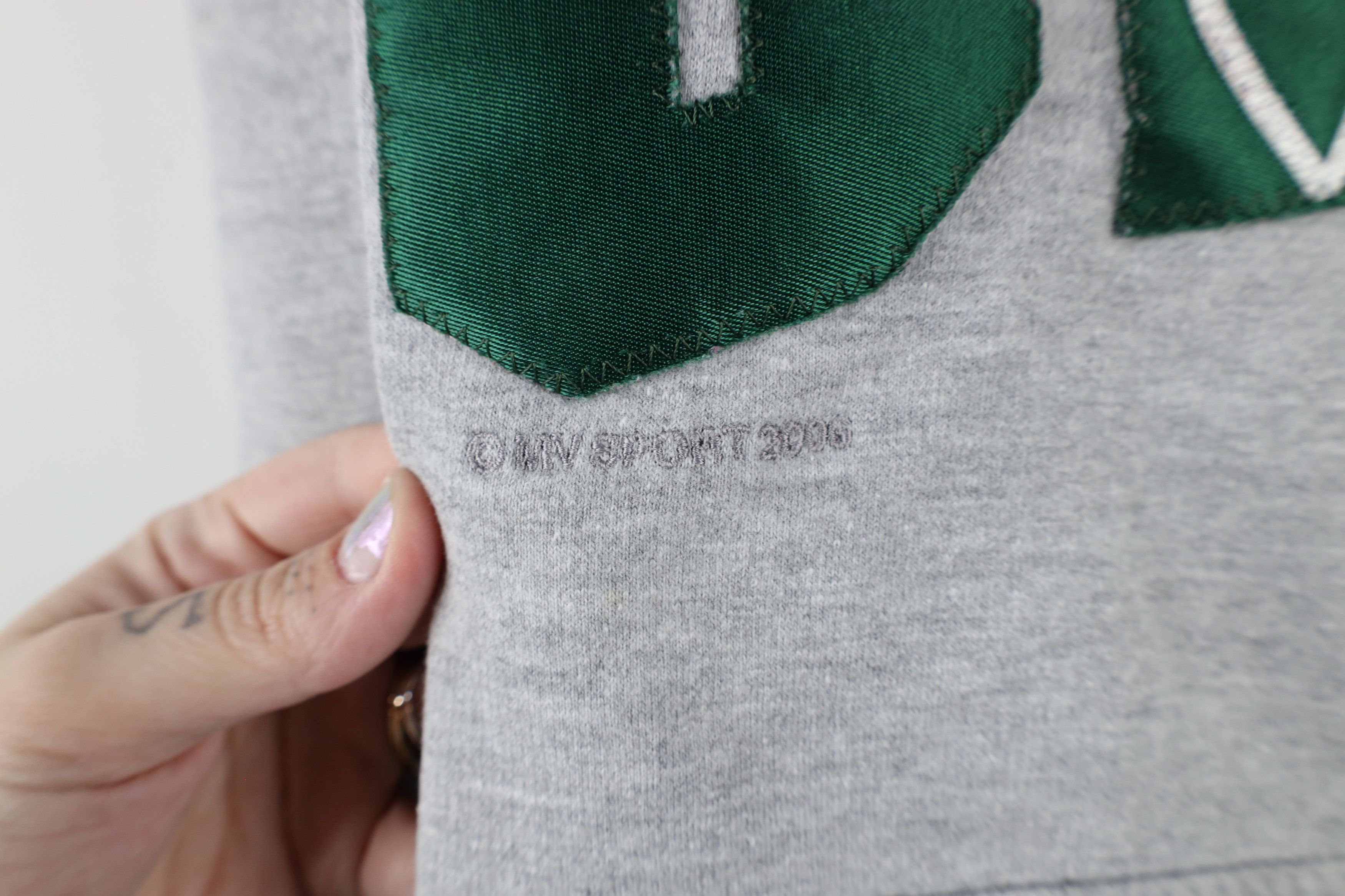 Vintage Vintage Y2K Spell Out Ohio University Hoodie Sweatshirt Gray Size US XL / EU 56 / 4 - 5 Thumbnail
