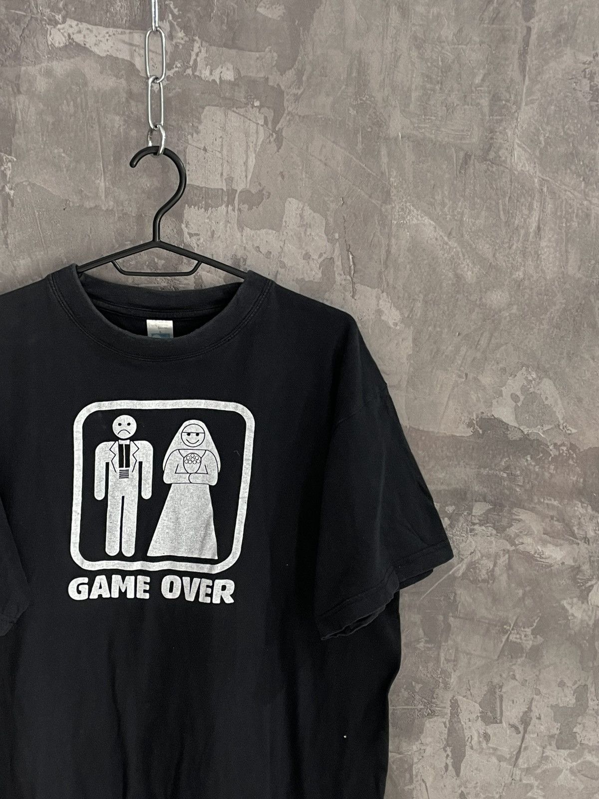 Band Tees Vintage Game Over Merriage T Shirt Humor Y2K 90s Size US L / EU 52-54 / 3 - 4 Thumbnail