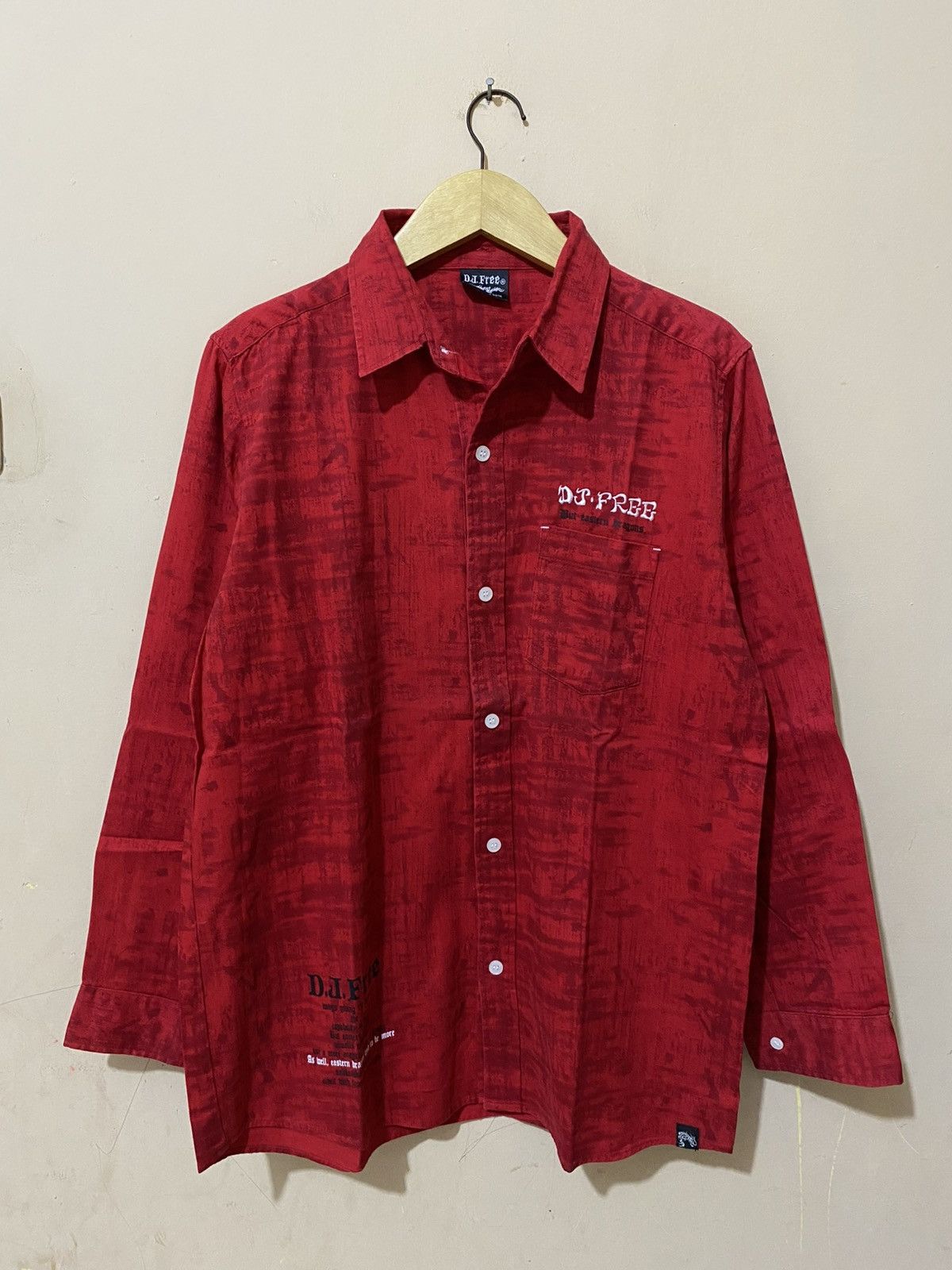 If Six Was Nine Y2K Dj Free Poem Vkei Japanese Button Shirt Size US L / EU 52-54 / 3 - 1 Thumbnail
