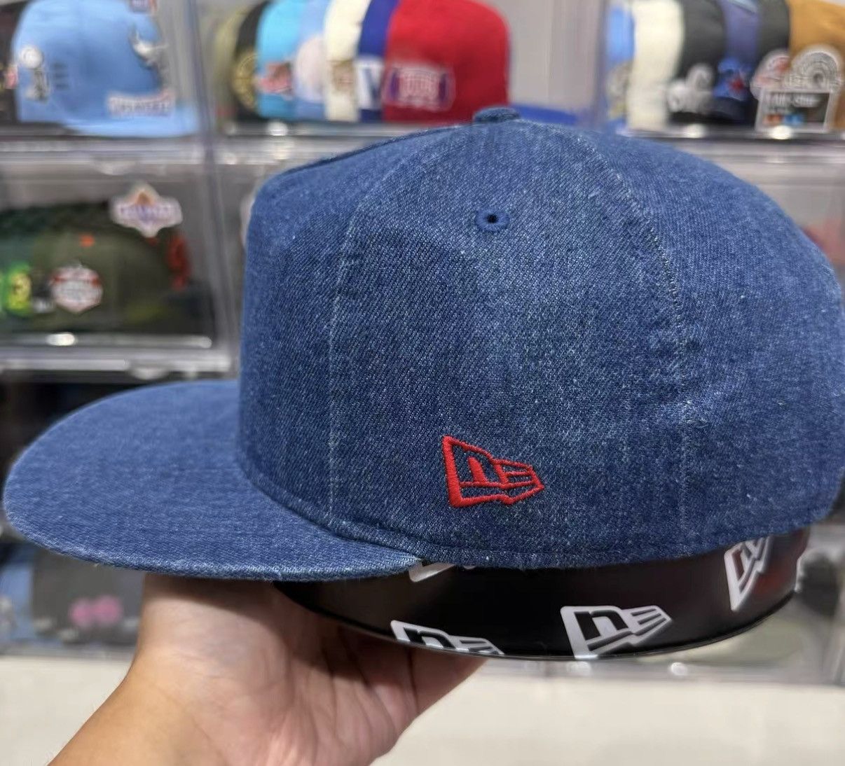 New Era New Era NBA Cleveland Cavaliers Denim Baseball Cap J32 Size ONE SIZE - 2 Thumbnail