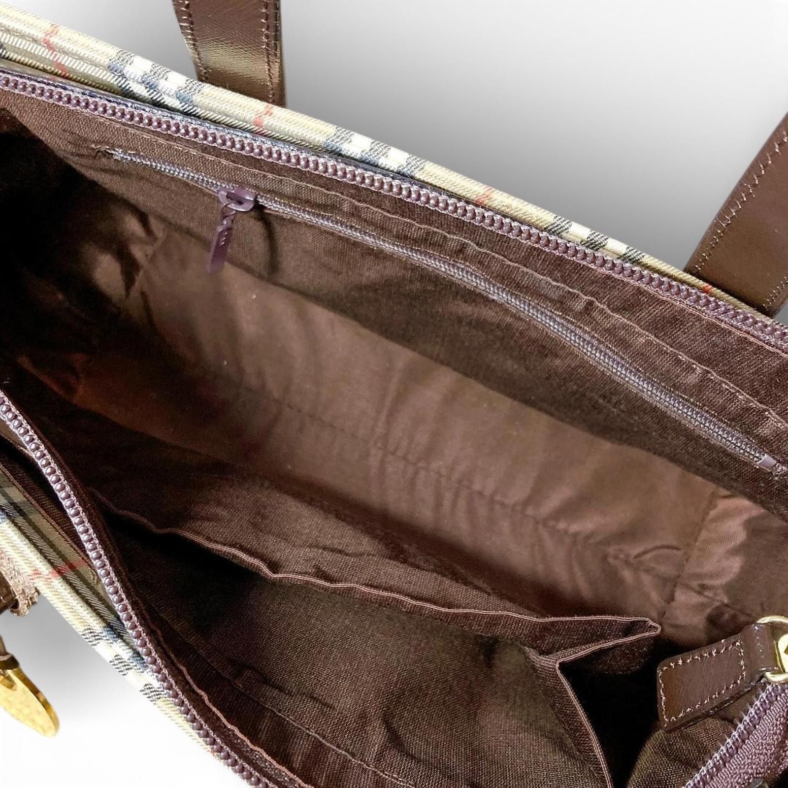 Burberry Burberry - Classic Check Tote Bag Size ONE SIZE - 6 Thumbnail