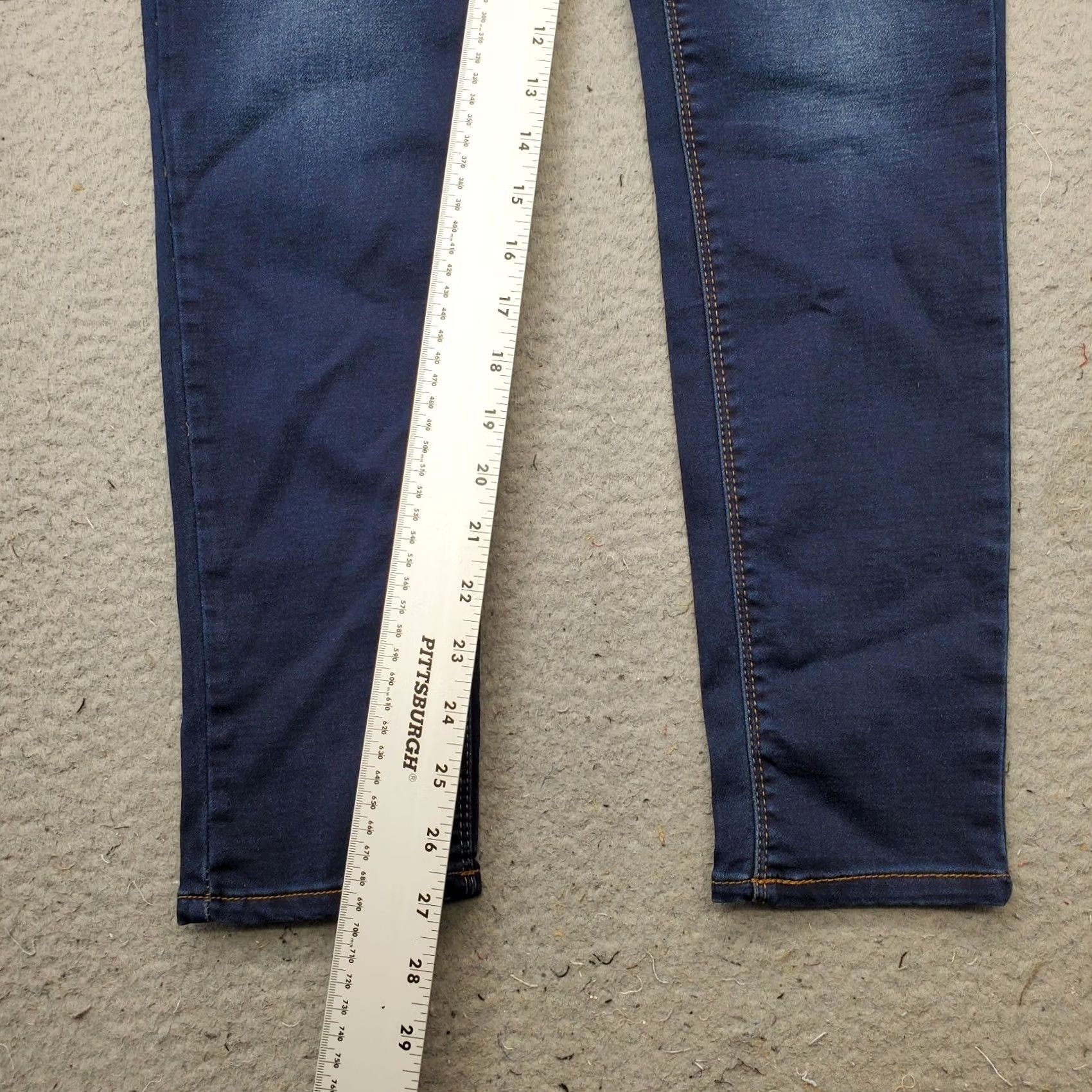 Denime Mudd Women Jeans 11 Blue Denim Ankle Skinny Jegging Size 32" / US 10 / IT 46 - 4 Thumbnail
