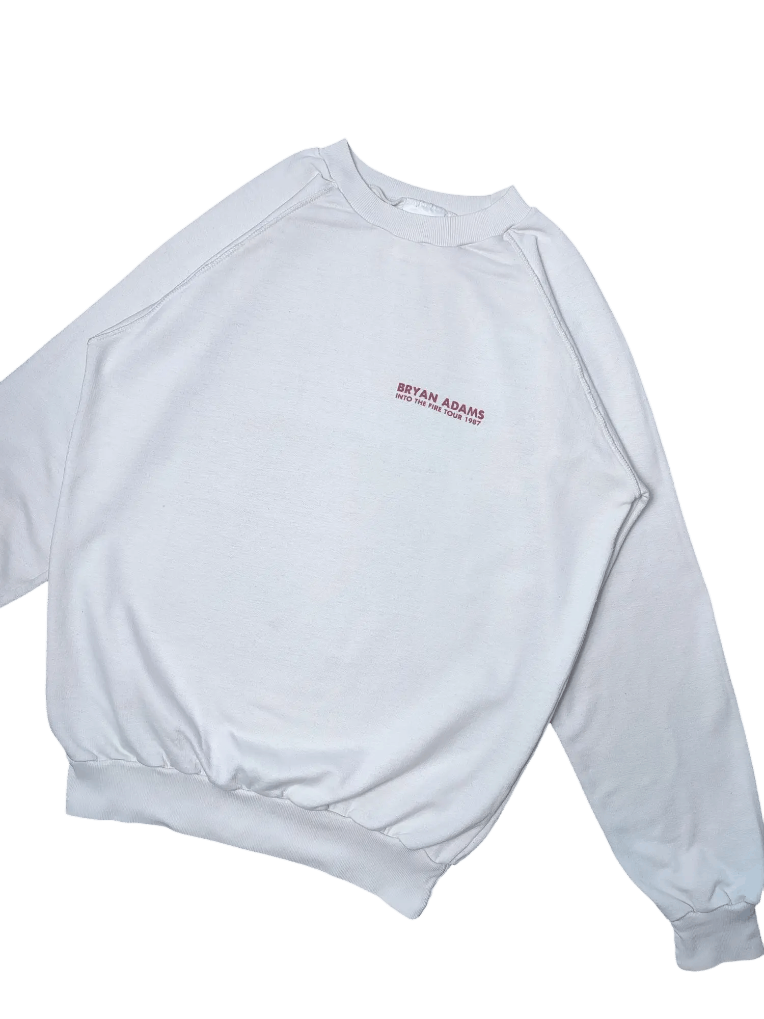Band Tees × Vintage 1987 Bryan Adams Into the Fire Tour Sweatshirt Size US S / EU 44-46 / 1 - 9 Thumbnail
