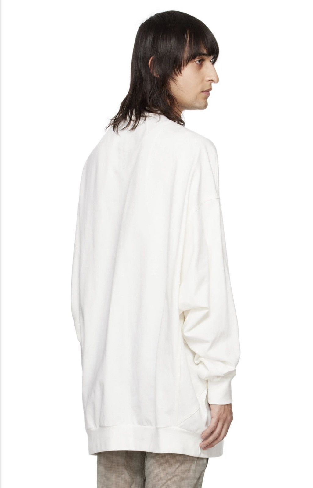 Rick Owens Rick Owens splintered Peter oversized white shirt - M (NWT) Size US M / EU 48-50 / 2 - 3 Thumbnail