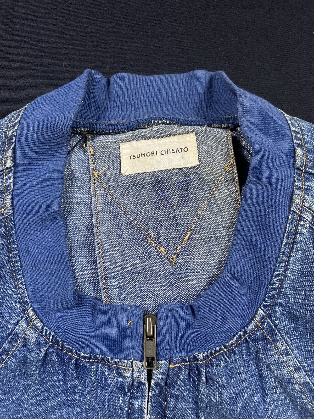 Tsumori Chisato japanese Tsumori cisato zip jacket denim Size US M / EU 48-50 / 2 - 5 Thumbnail