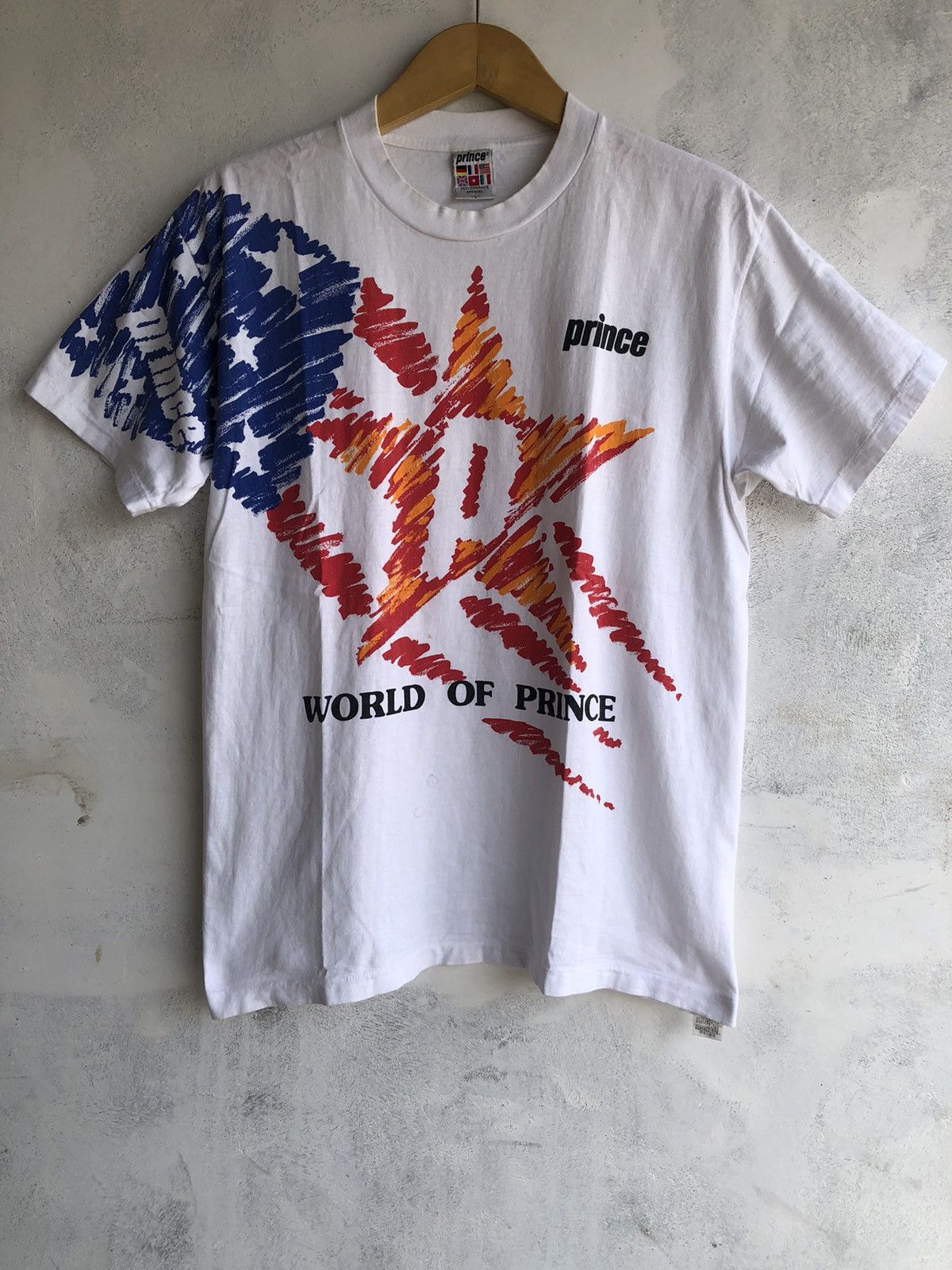 Japanese Brand × Prince PRINCE BIG LOGO PERFECT COLUOUR TSHIRT TEE Size US L / EU 52-54 / 3 - 1 Thumbnail