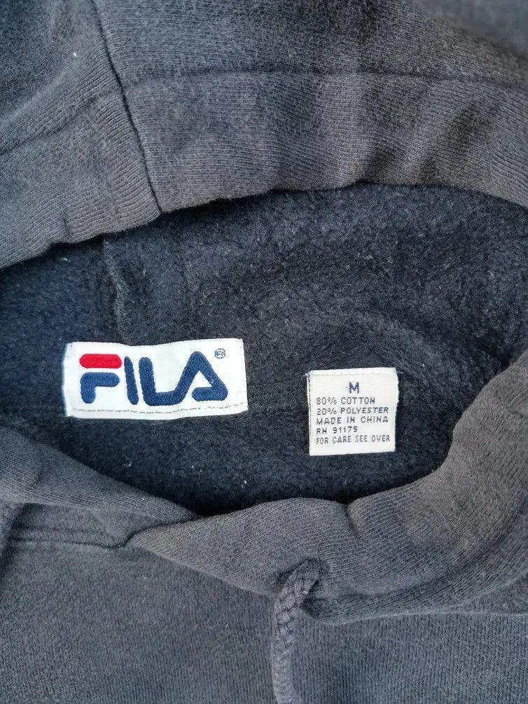 Fila Rare!!! Fila Embroidered Big Logo Hooded Sweatshirt Size US M / EU 48-50 / 2 - 4 Thumbnail