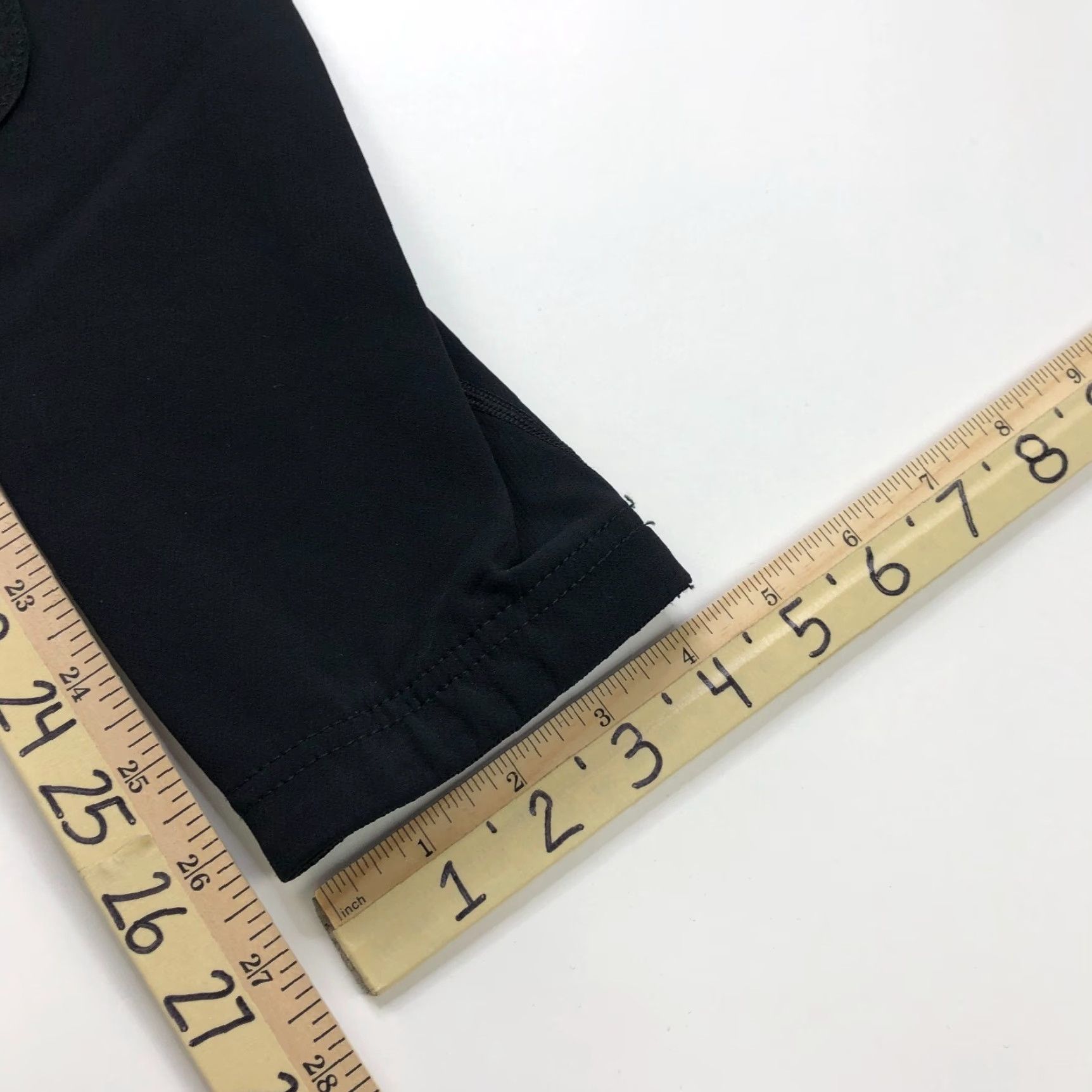Vintage Irideon Large (Fit 30W 26.5L) Equestrian Breeches Mid Rise Knee Patch Pants Women Pants Black Solid Modern Casual Size 36" / US 14 / IT 50 - 5 Thumbnail