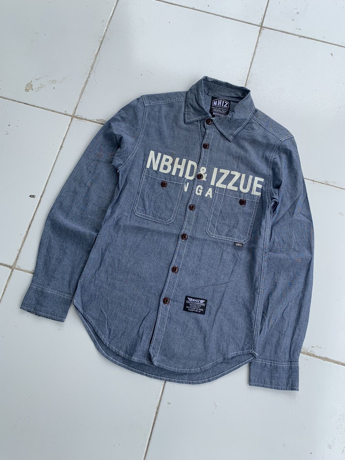 Neighborhood Button ups neighborhood x izzue spesial project Size US M / EU 48-50 / 2 - 2 Thumbnail