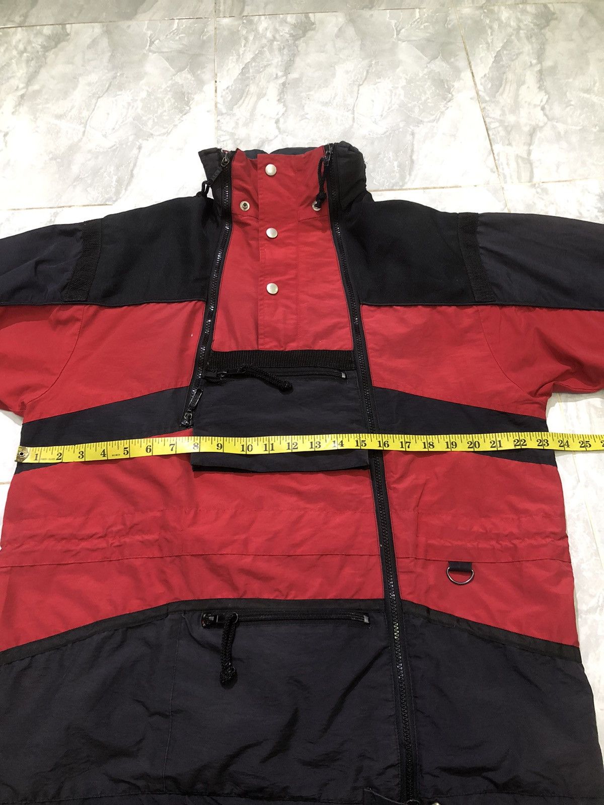 Octopus Vintage Red Cliff Octopus Army Techwear Anorak Cyberpunk Size US L / EU 52-54 / 3 - 22 Thumbnail