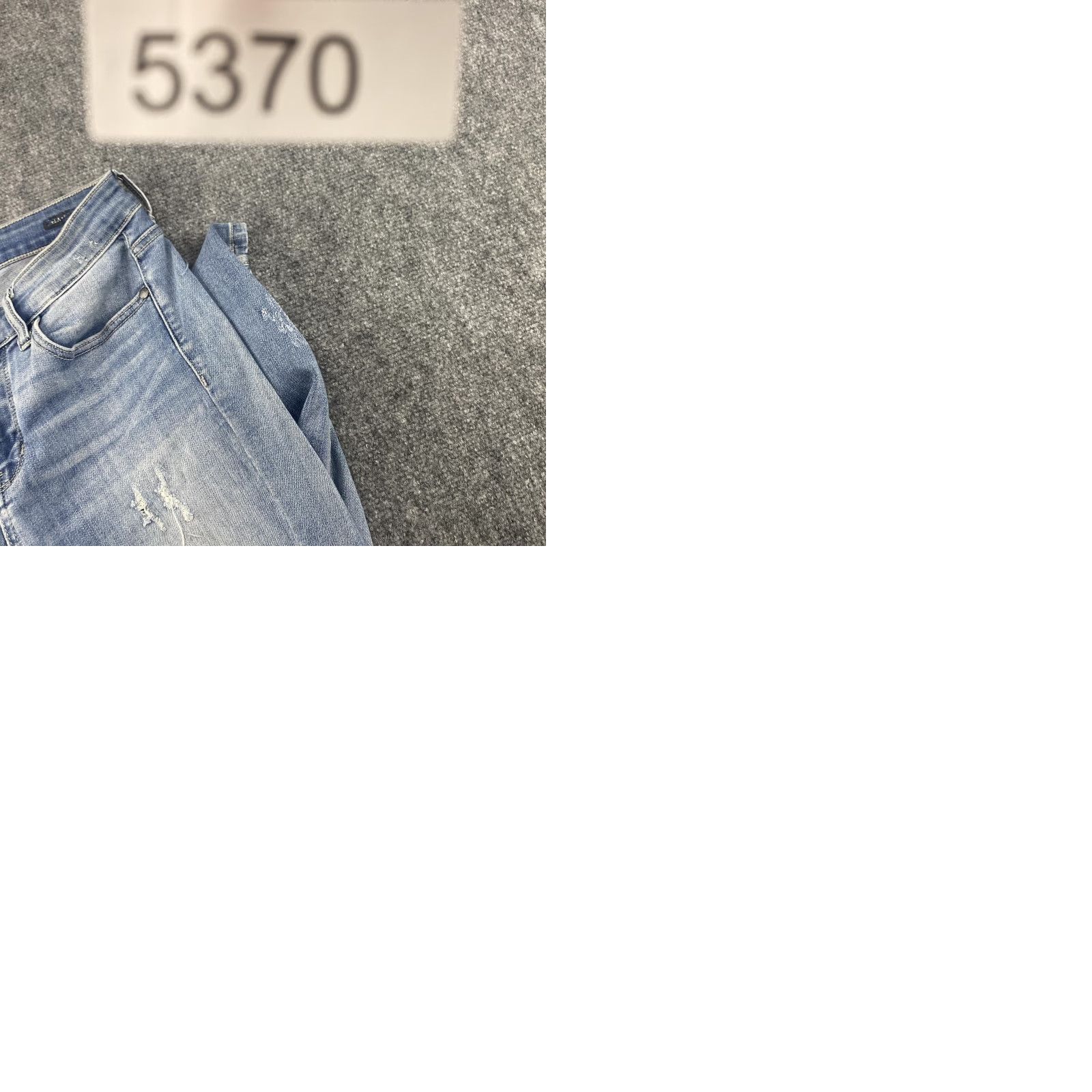Vintage Judy Blue Jeans Womens 29 Skinny Distressed Light Wash Stretch Denim Slim Mid Rise Pockets Zip Size 29" - 10 Thumbnail
