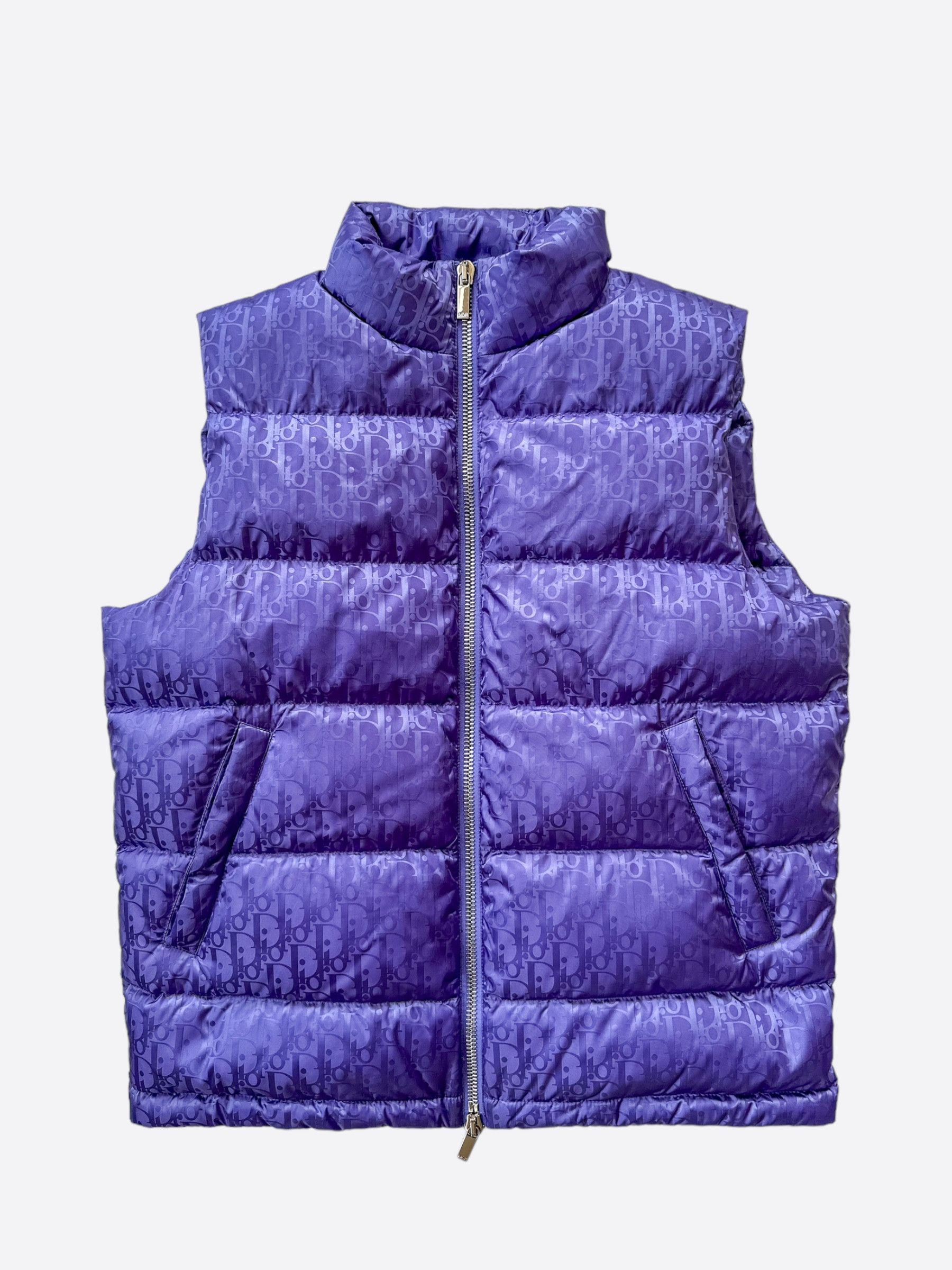 Mens purple puffer vest deals