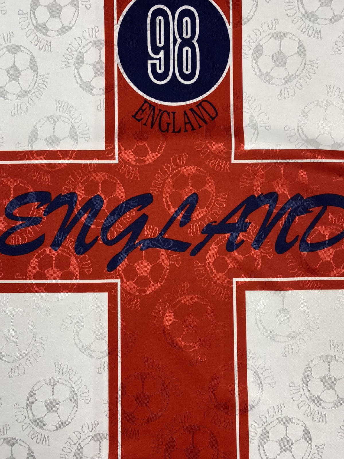 Vintage Vintage England World Cup 1998 Fan Football Jersey Size US XL / EU 56 / 4 - 9 Thumbnail