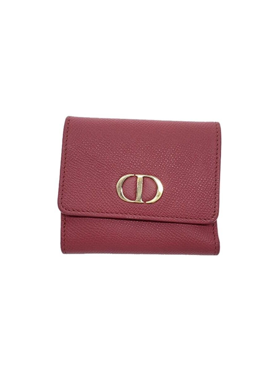Dior Dior Leather Bi-Fold Wallet Pink Size ONE SIZE - 1 Thumbnail