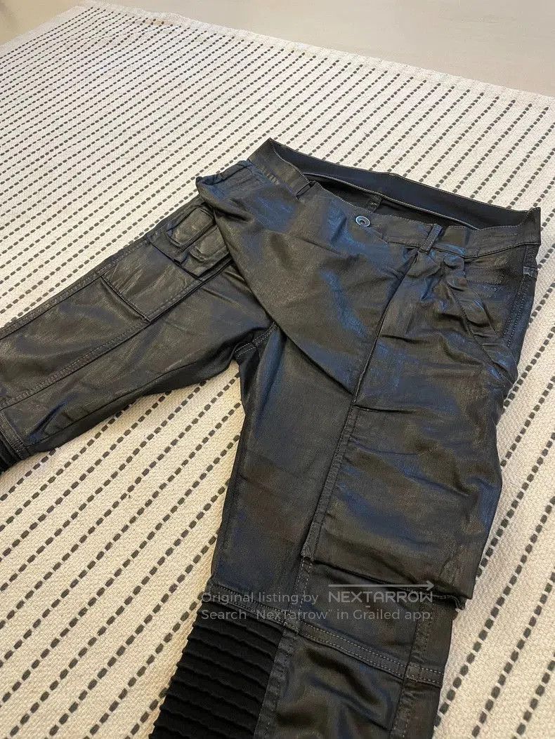 Rick Owens Rick Owens Biker Stretch Denim Pants Size 30. Size US 30 / EU 46 - 1 Thumbnail