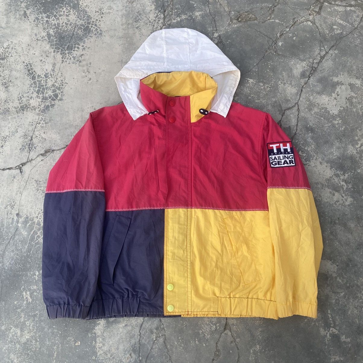 Tommy Hilfiger Very Rare 1990s TOMMY HILFIGER SAILING GEAR Jacket Size US L / EU 52-54 / 3 - 1 Thumbnail