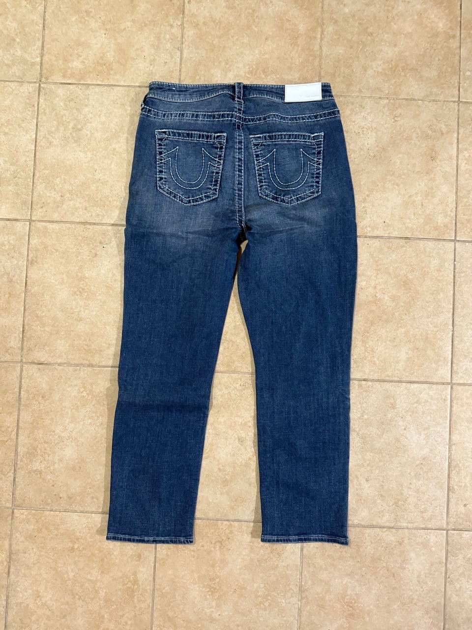 True Religion True Religion Jennie Curvy Jeans w32 size navy blue washed Size 32" / US 10 / IT 46 - 1 Thumbnail