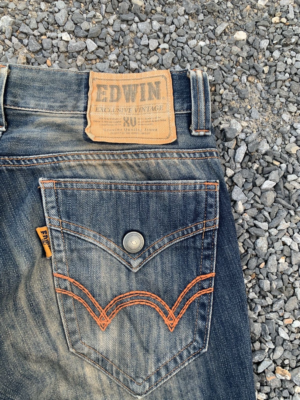 Kapital FLARE EDWIN XV CLAWNMARK NAVAJO RUSTY DISTRESSED DENIM Size US 34 / EU 50 - 11 Thumbnail