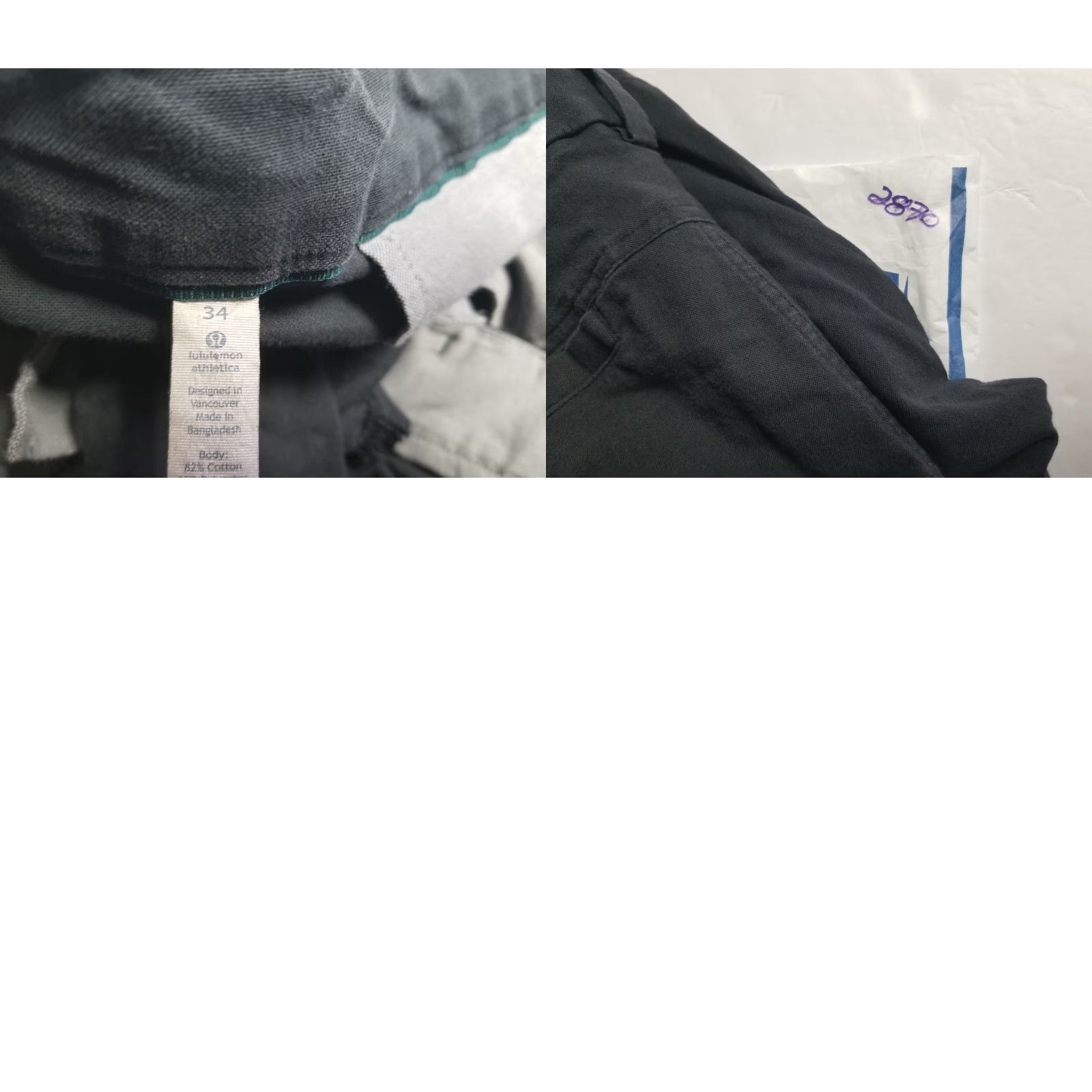 Lululemon Lululemon Shorts Solid Black 10” Inseam Size 34 Men Chino Breathable Stretch Pockets Belt Loops Flat Front Casual Formal Travel Everyday Wear Size US 34 / EU 50 - 8 Thumbnail