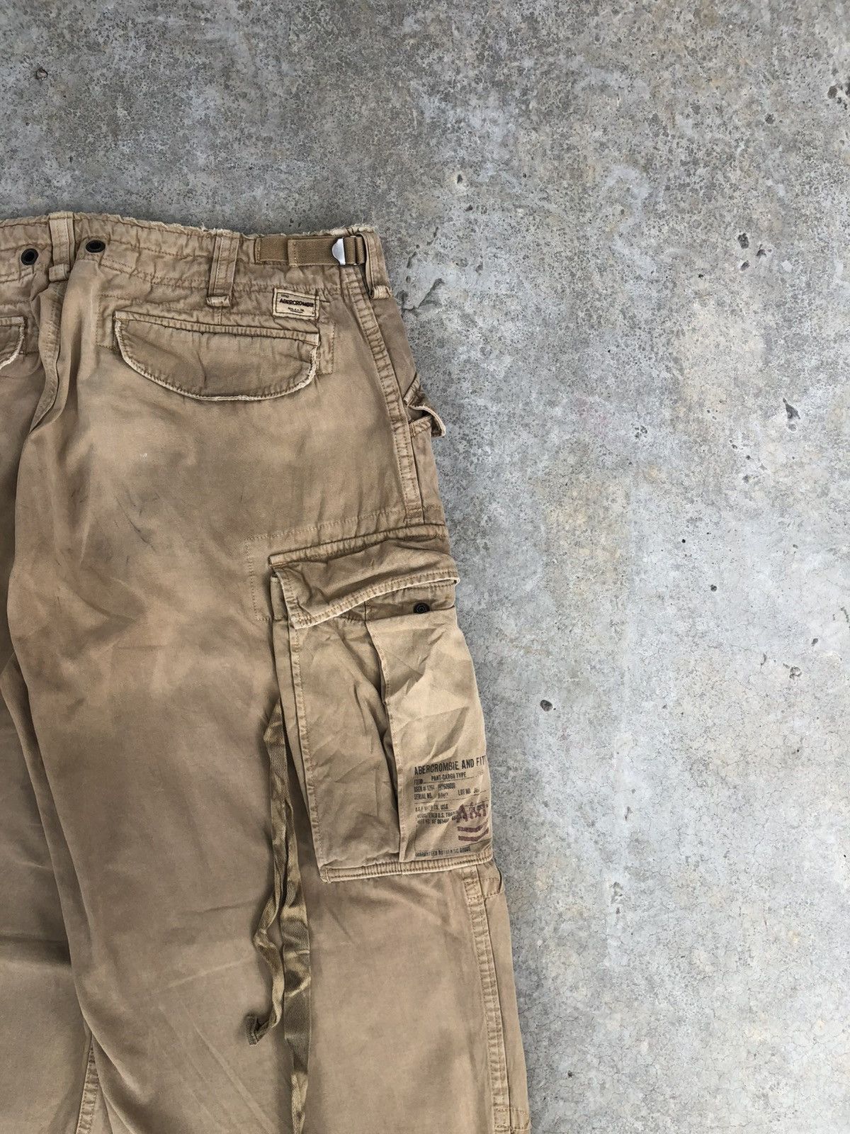 Abercrombie & Fitch Abercrombie Cargo Pants Tactical Bondage Size US 33 - 10 Thumbnail