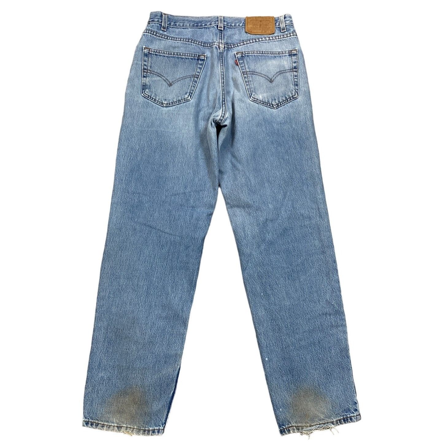 Levi's × Vintage VTG 90s Levi's 550 Relaxed Fit Jeans 32x32 Made in USA Size US 32 / EU 48 - 1 Thumbnail