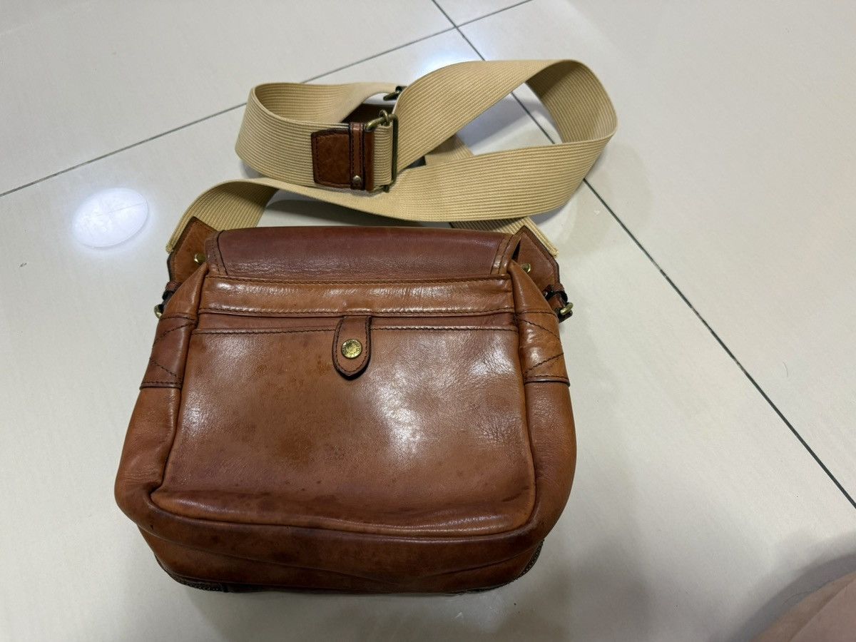 Japanese Brand Iketei Japan Made Full leather sling bag Size ONE SIZE - 2 Thumbnail