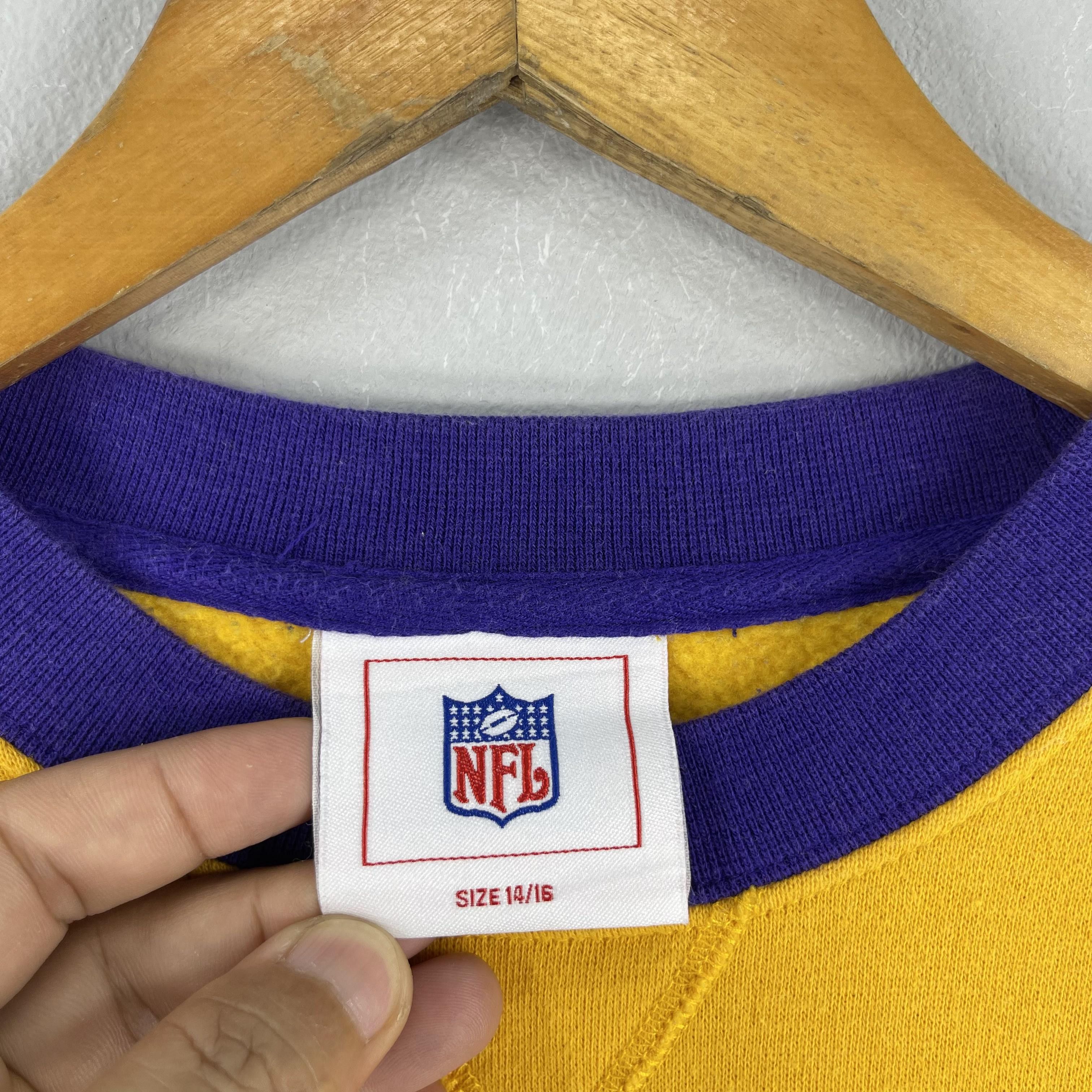 NFL Vintage Y2K Minnesota VIKINGS Nfl Embroidery Sweatshirt Size US S / EU 44-46 / 1 - 4 Thumbnail