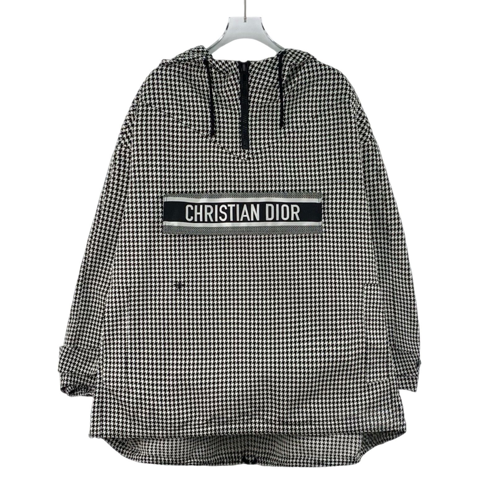Dior Dior Houndstooth Hooded Jacket S Size S / US 4 / IT 40 - 1 Thumbnail
