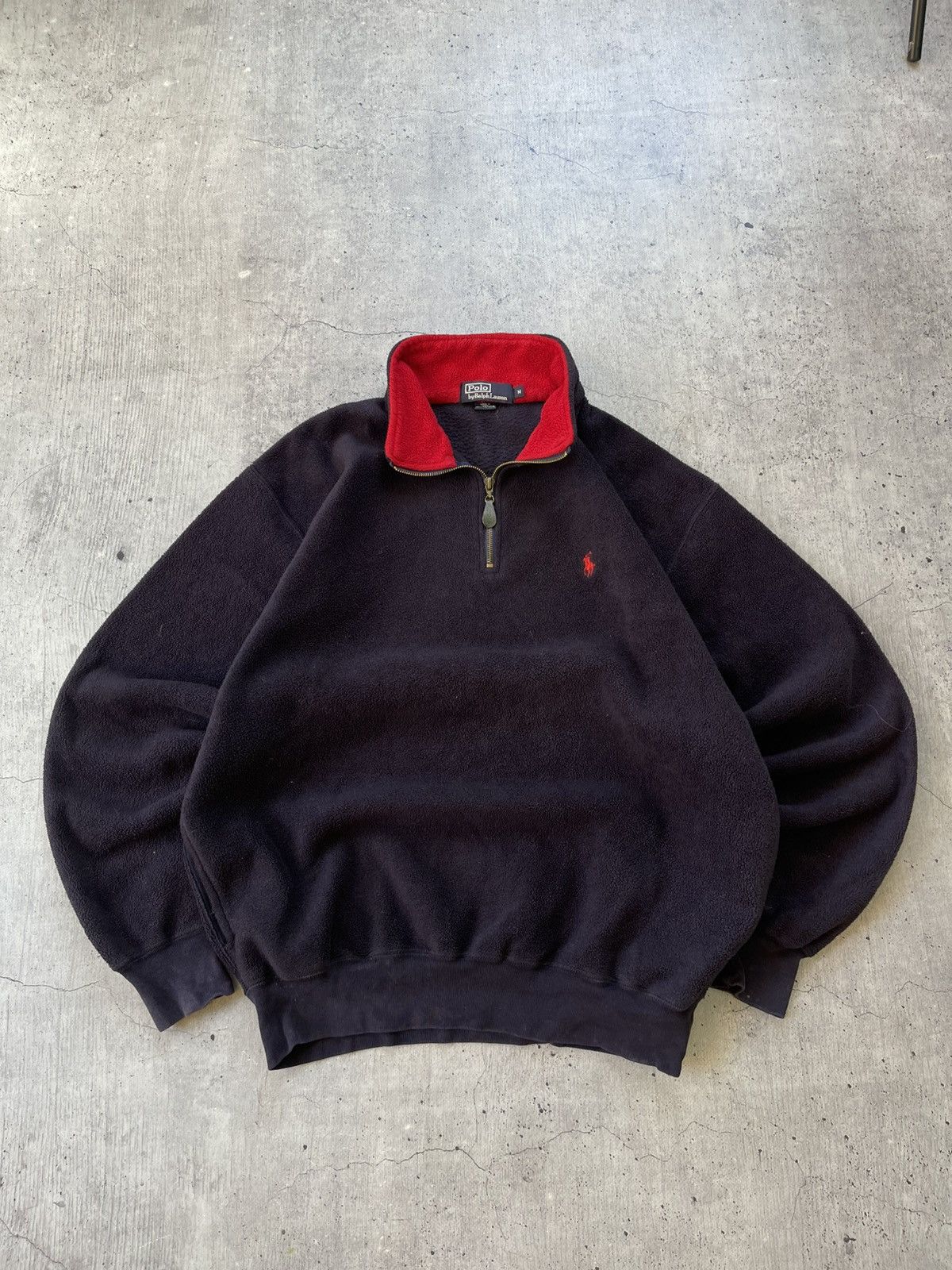 Polo Ralph Lauren Polo Ralph Lauren Vintage 1/3 Zip Fleece Y2K Size US M / EU 48-50 / 2 - 1 Thumbnail