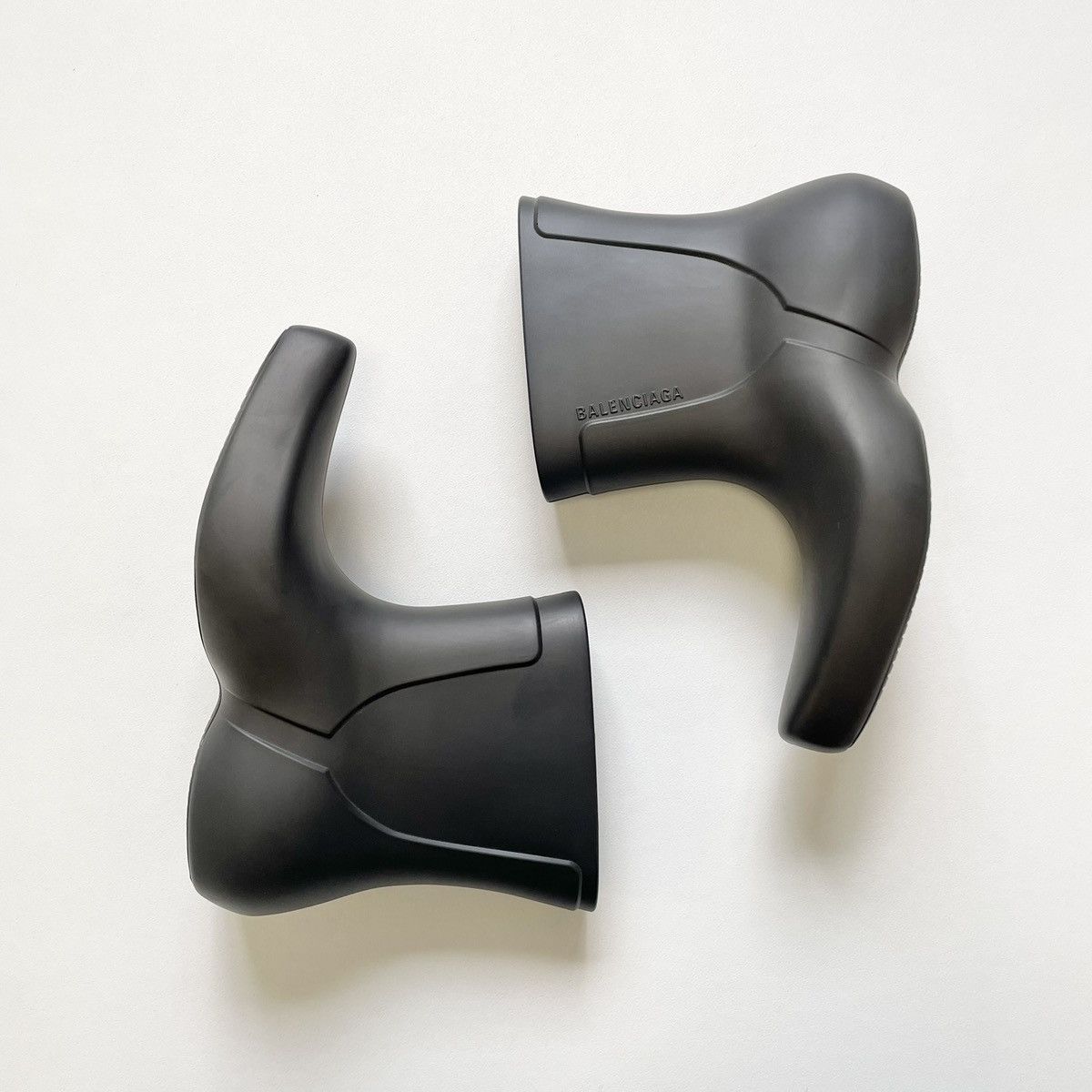 Balenciaga Black Rubber ‘Excavator’ Boots Size US 9 / EU 42 - 21 Thumbnail