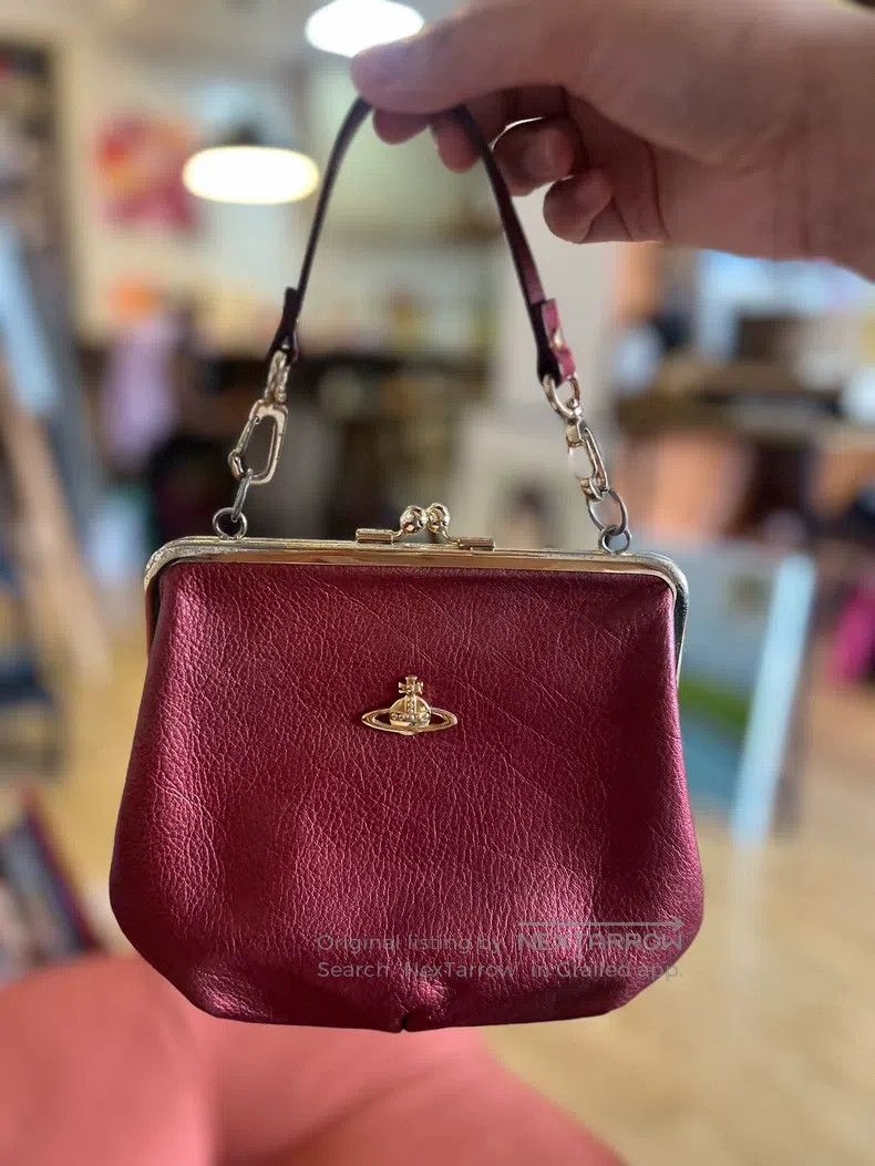 Vivienne Westwood Vivienne Westwood size os Vintage bag, burgundy calf leathe Size ONE SIZE - 1 Thumbnail