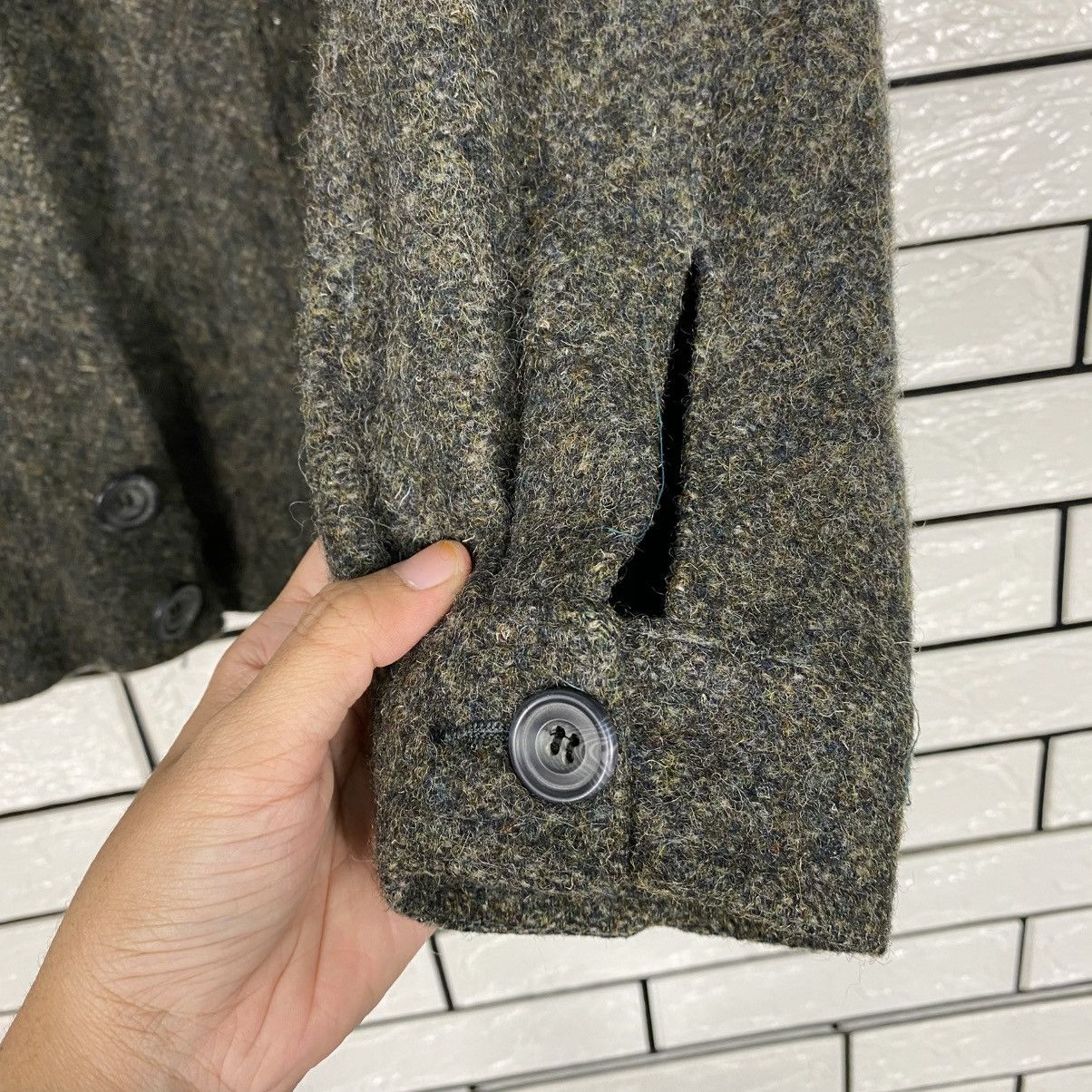 Vintage 📌Bondage Double Collar Wool Jacket Mr Drigo Issey Miyake Size US L / EU 52-54 / 3 - 17 Thumbnail