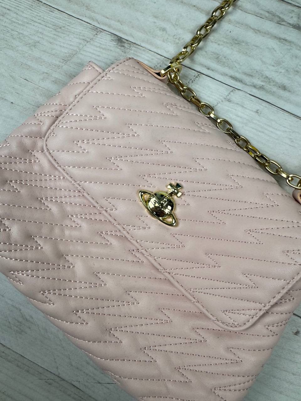 Vivienne Westwood Vivienne Westwood Shoulders Bag Logo Orb Pink Size ONE SIZE - 4 Thumbnail