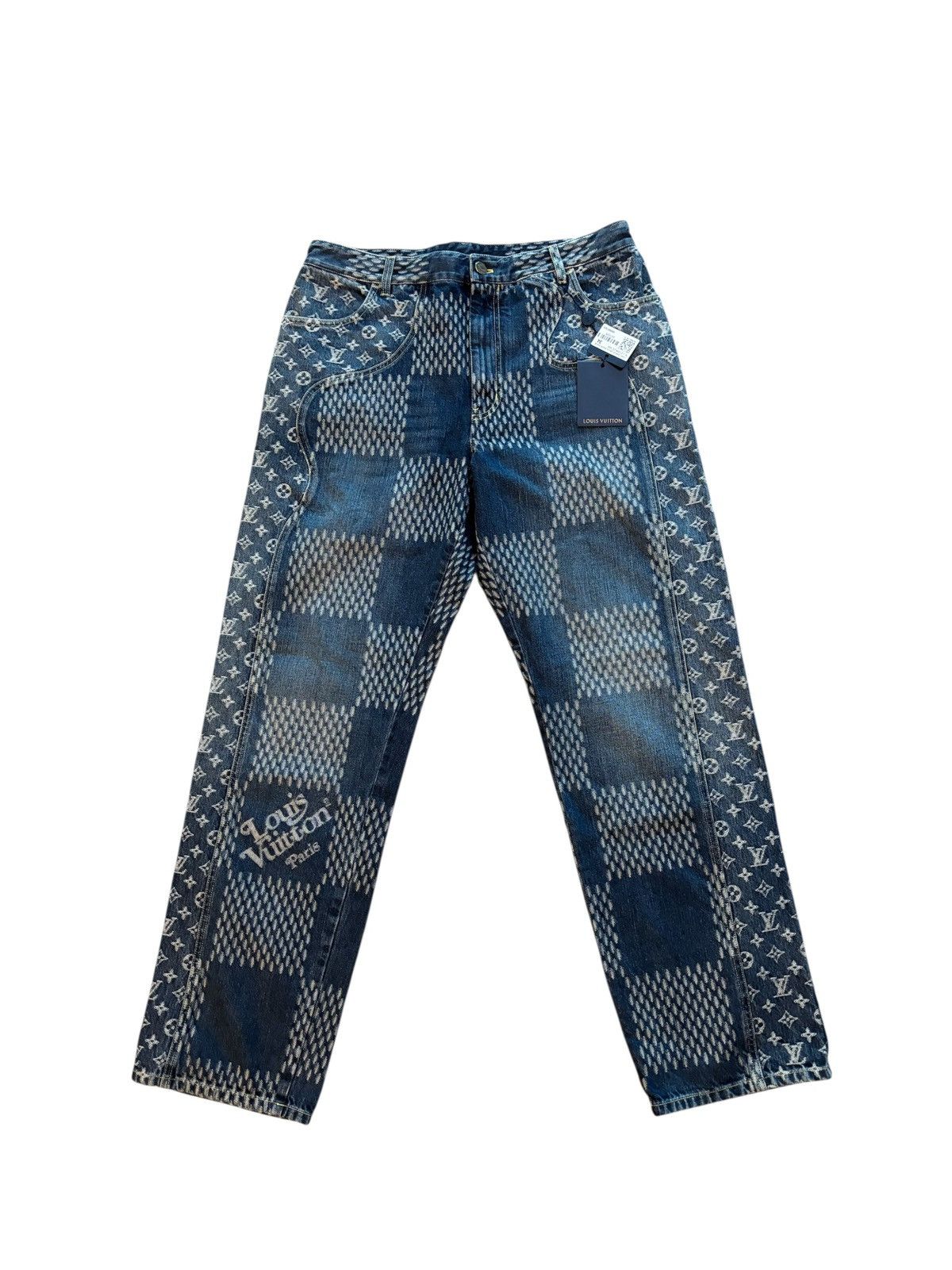 jent louis Eyelet Baggy Denim Pants Sサイズ