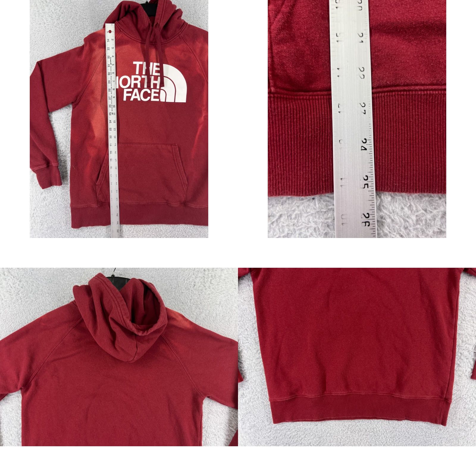 The North Face The North Face Womens Sweater Pullover Hoodie Jersey Cotton Blend Red Medium Size M / US 6-8 / IT 42-44 - 9 Thumbnail