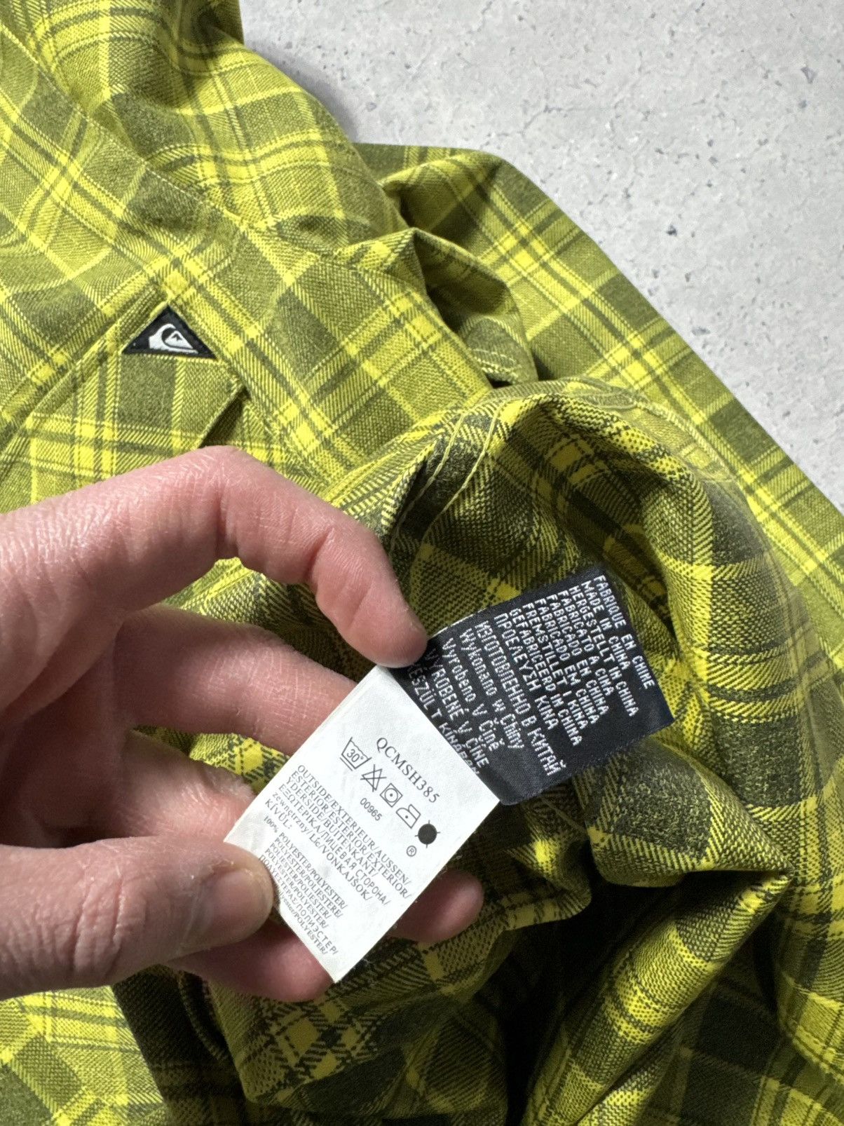 Quiksilver Quiksilver Button Up Flannel Shirt Size XL Size US XL / EU 56 / 4 - 9 Thumbnail