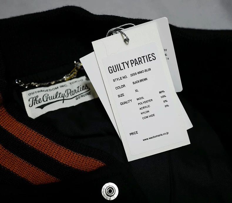 Wacko Maria wacko maria Wool cowhide baseball jacket 2503-Nextarrow Size US XL / EU 56 / 4 - 6 Thumbnail