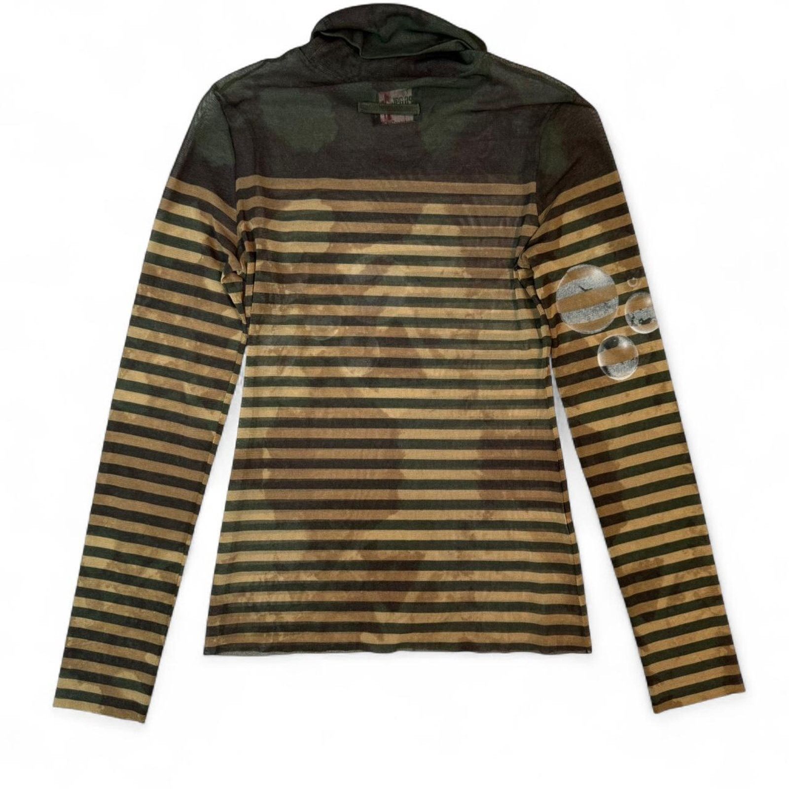 Jean Paul Gaultier Jean Paul Gaultier Bubbles Mesh Turtleneck Longsleeve Size S / US 4 / IT 40 - 6 Thumbnail
