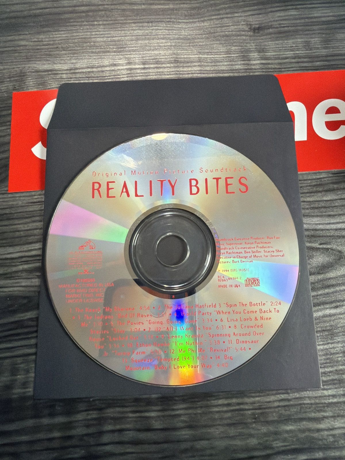 Vintage Reality Bites Original Motion Picture Soundtrack (CD) Size ONE SIZE - 1 Thumbnail