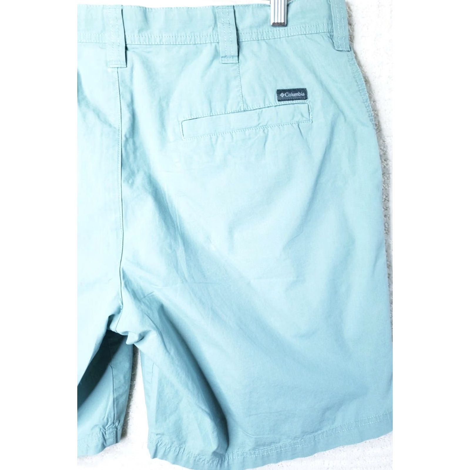 Vintage Columbia Men Regular Cotton Blend Outdoor Utility Shorts - Size 38 x 10 Green Size US 38 / EU 54 - 5 Thumbnail