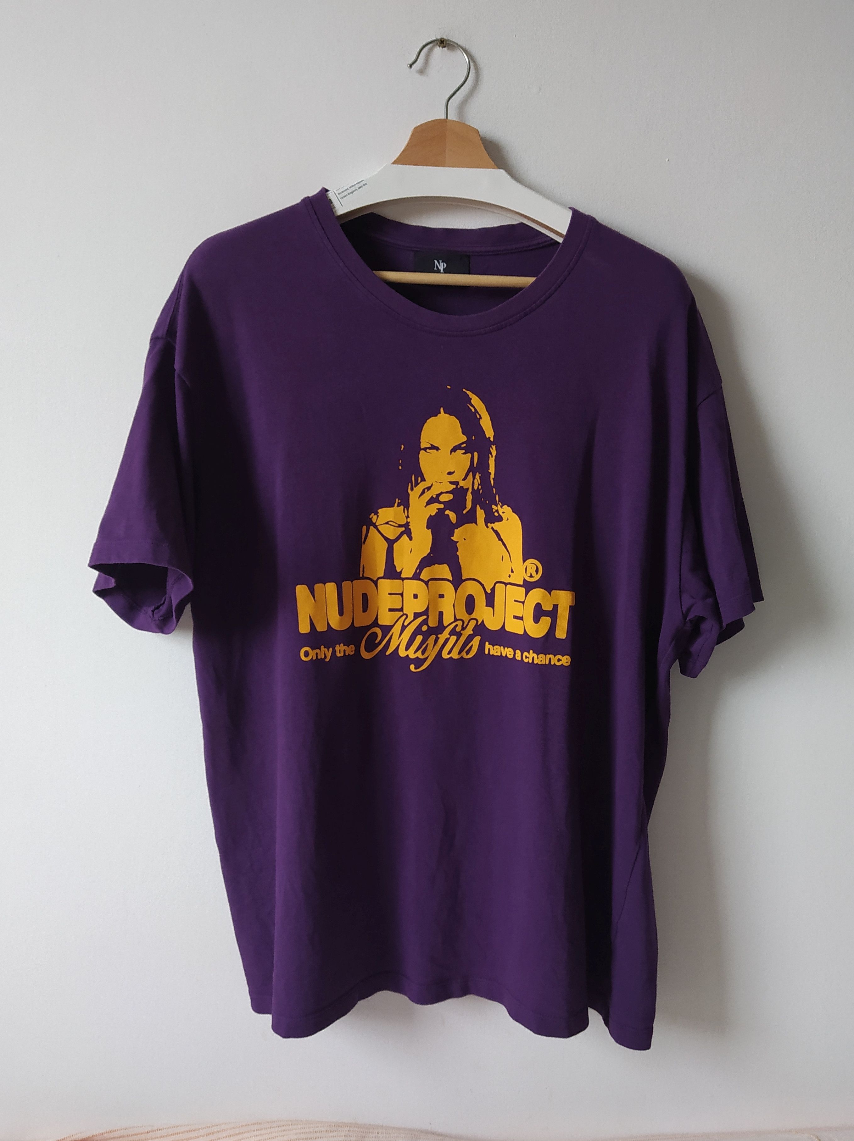 Other Nude Project purpule Misfits graphic t-shirt XL Size US XL / EU 56 / 4 - 1 Thumbnail