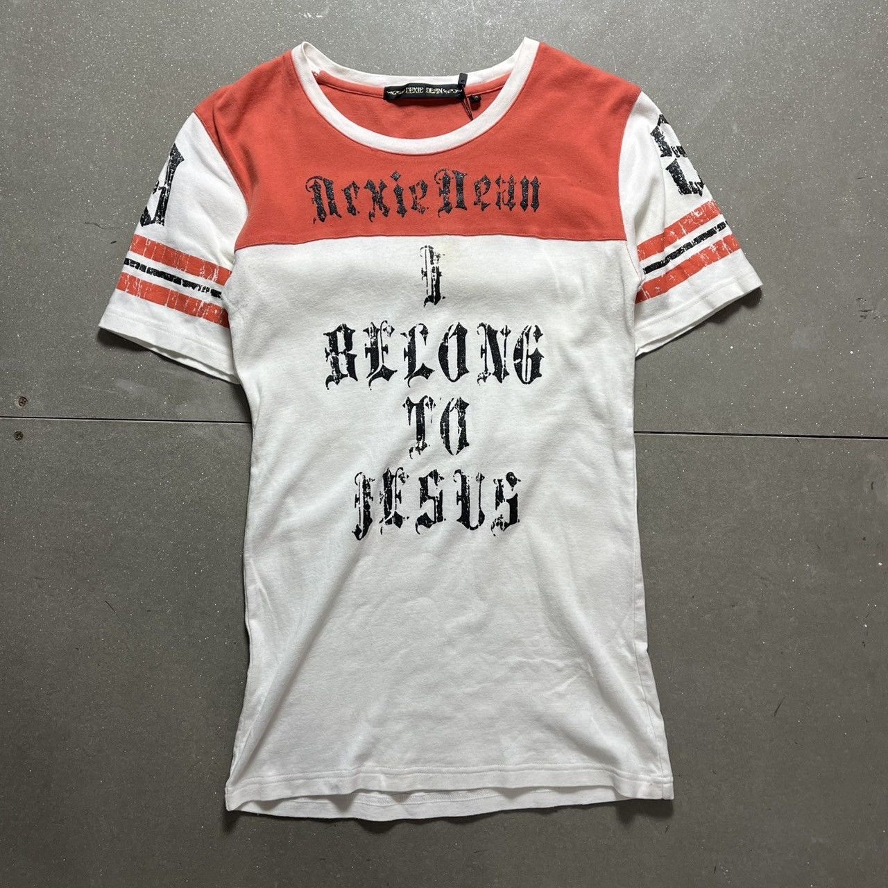 Japanese Brand Dexie Dean I belong to Jesus T-shirt Size L / US 10 / IT 46 - 1 Thumbnail