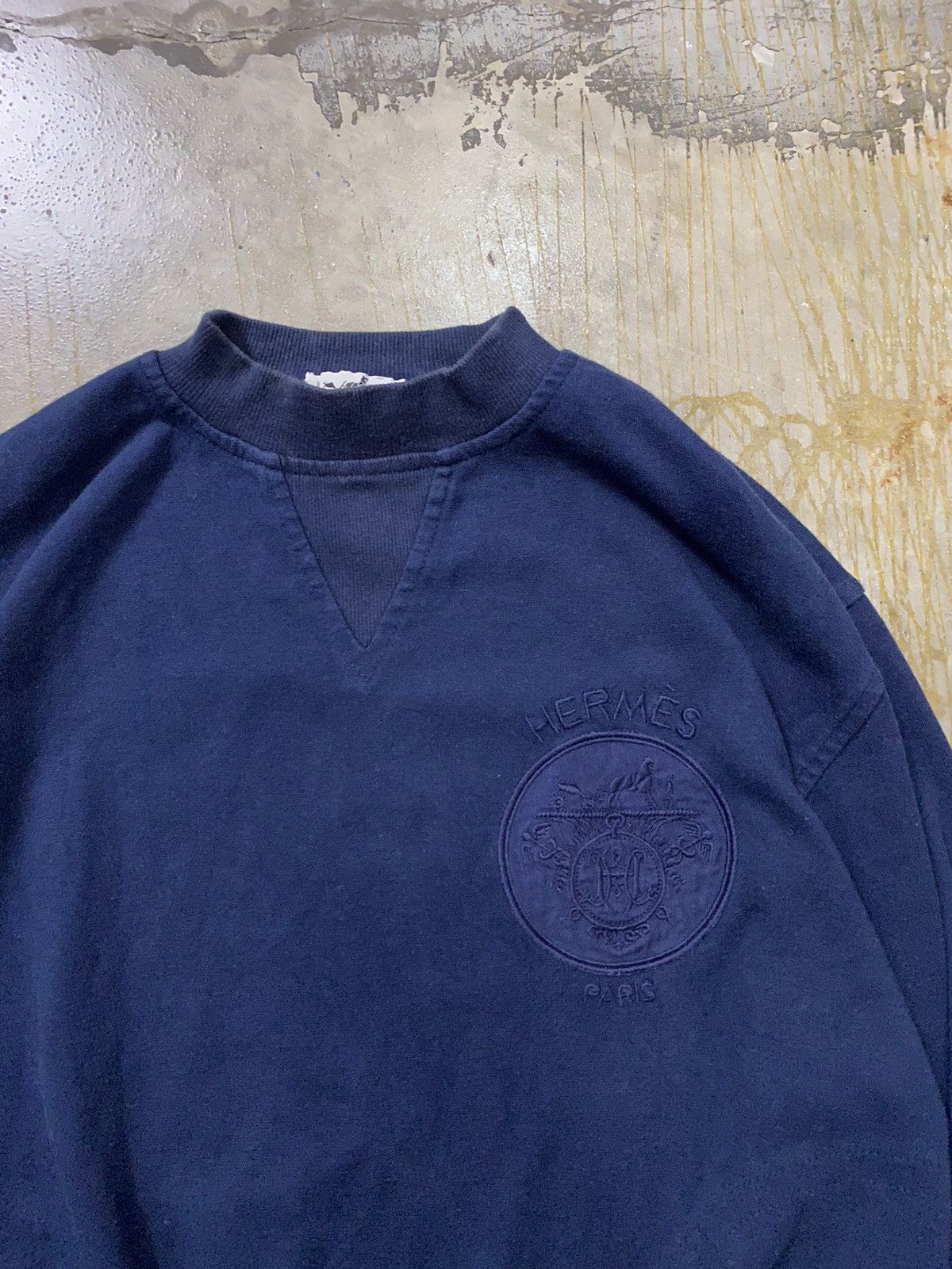 Hermes 80s Hermes Embroidery logo sweatshirt Size US S / EU 44-46 / 1 - 4 Thumbnail