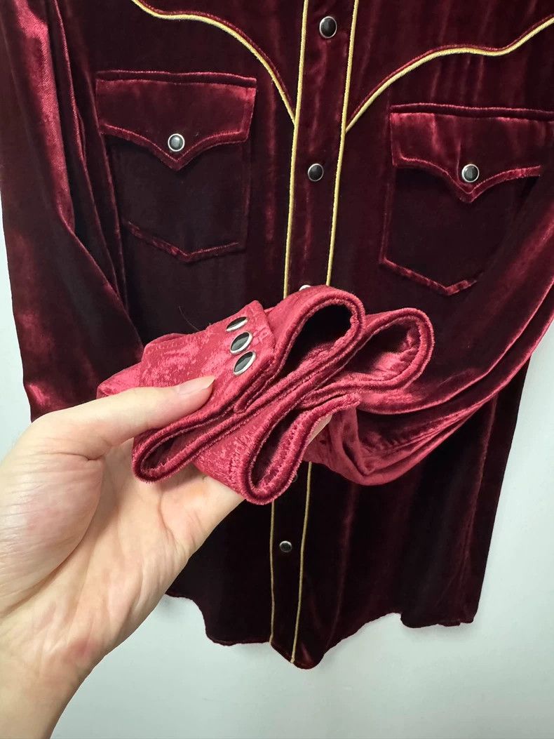 Saint Laurent Paris Saint Laurent Paris 16fw show style palace gold thread red Size US S / EU 44-46 / 1 - 5 Thumbnail