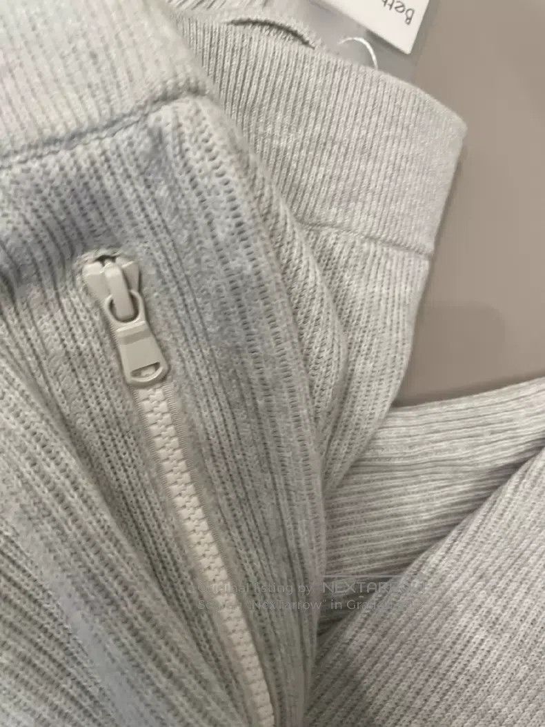 Brunello Cucinelli Brunello Cucinelli size M Gray Cotton Mid-Length Trousers Size 22" - 5 Thumbnail