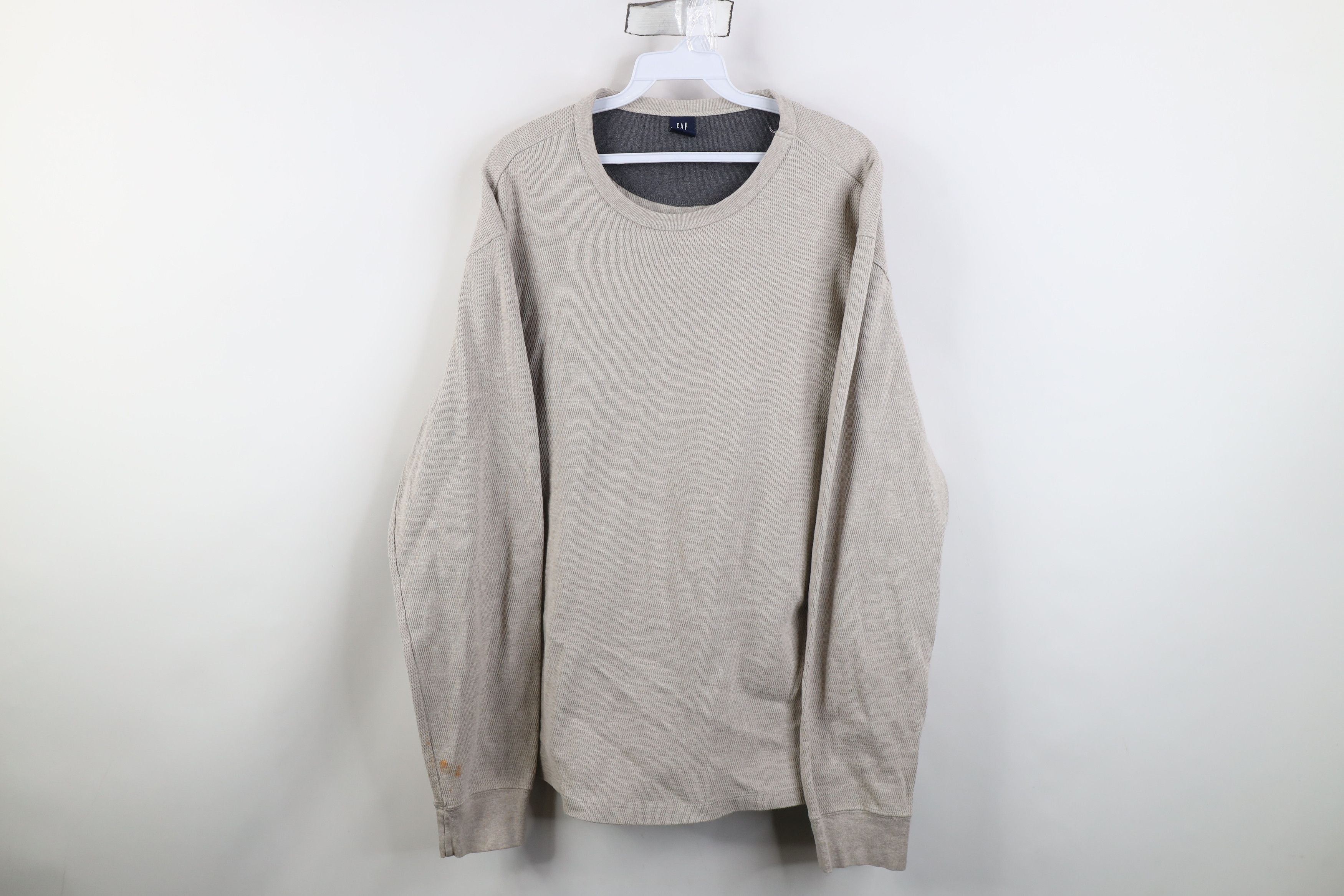Gap Vintage Y2K Gap Thermal Waffle Knit Long Sleeve T-Shirt Size US XL / EU 56 / 4 - 1 Thumbnail