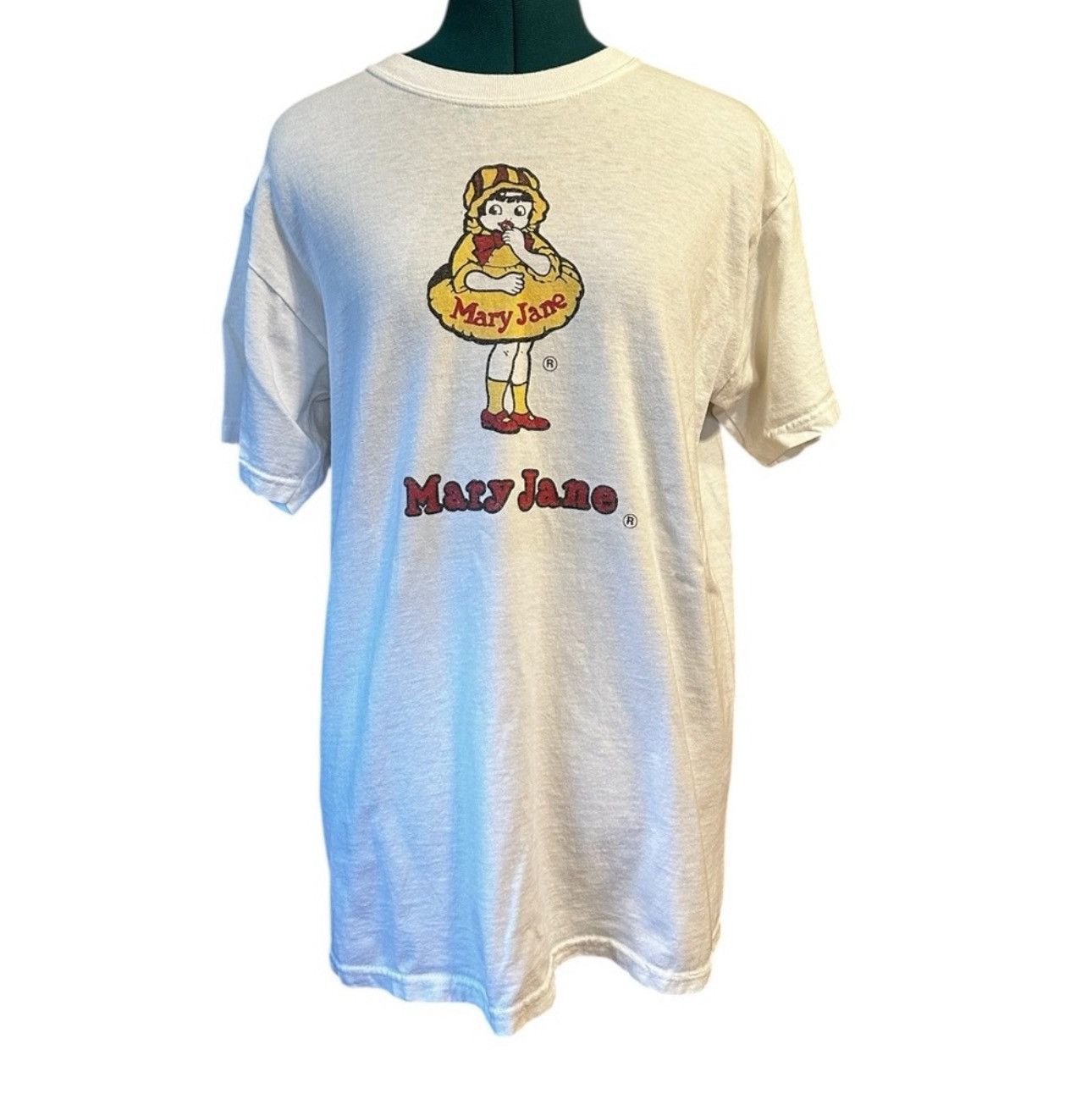 Gildan Vintage T-Shirt Mary Jane Candy Necco Mens M 100% Cotton Size US M / EU 48-50 / 2 - 1 Thumbnail