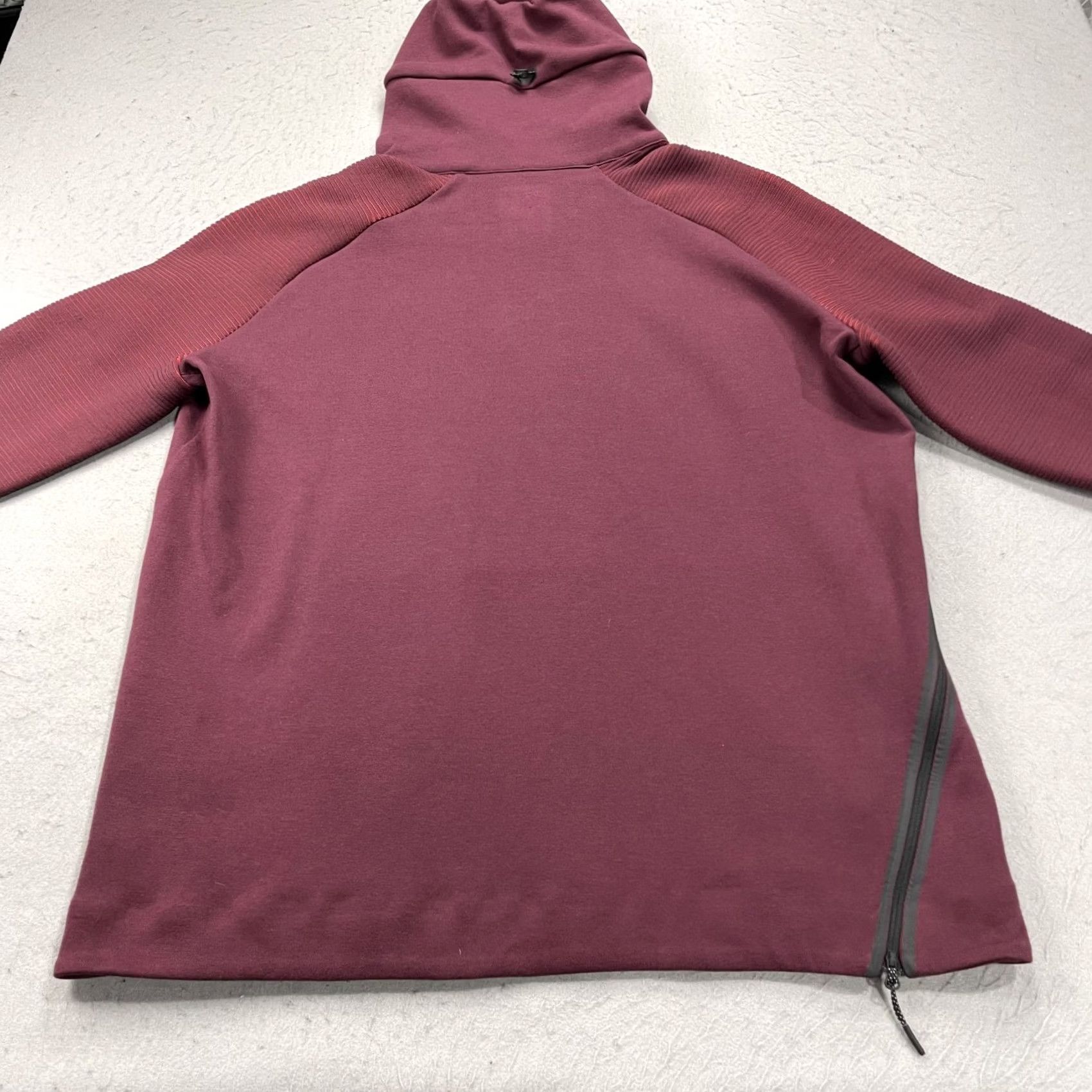 Nike Nike Tech Hoodie Mens 2XL Maroon Sportswear Nike Sportswear Hoodie Full Zip Hooded Size US XXL / EU 58 / 5 - 7 Thumbnail