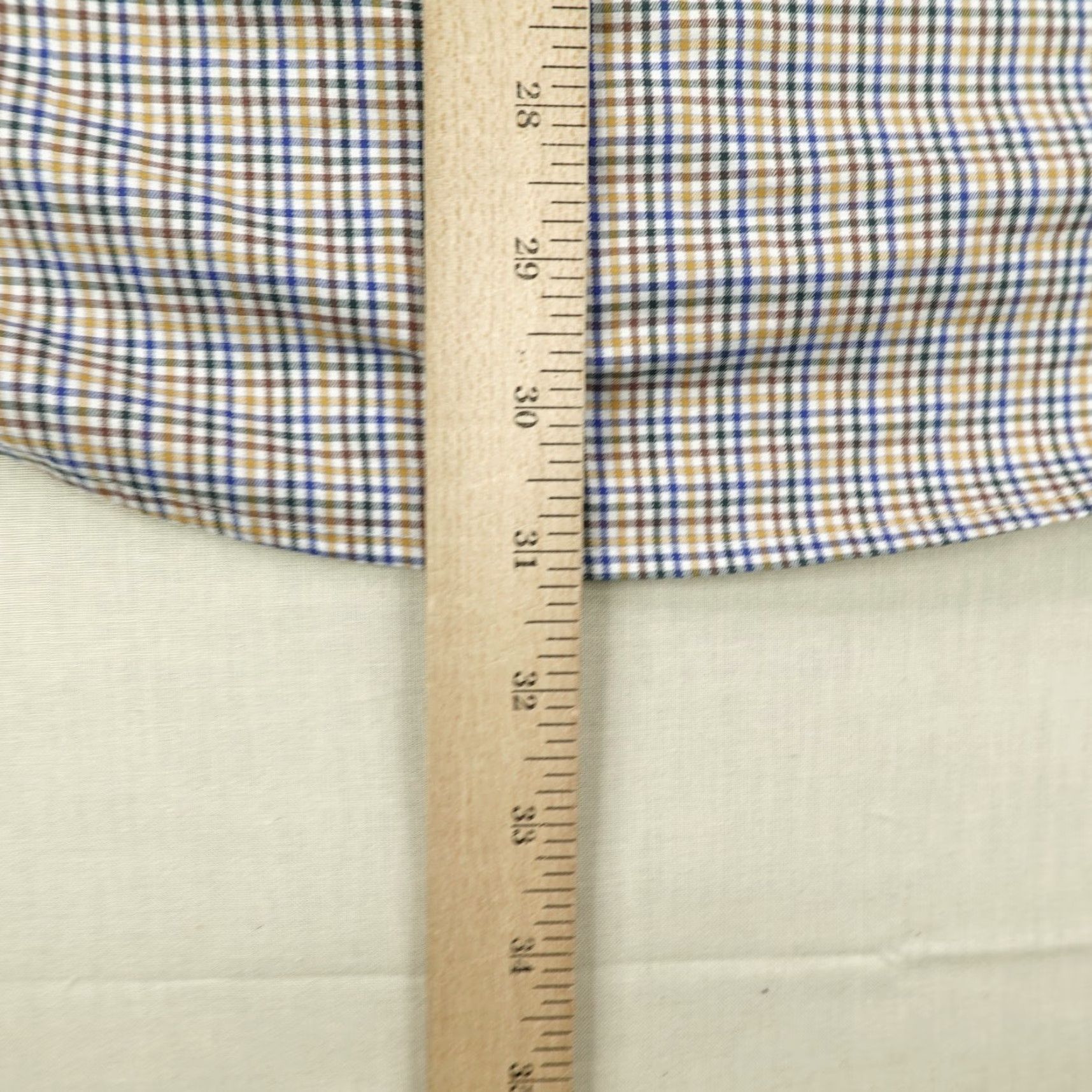 Peter Millar Peter Millar Shirt Mens Large Blue Plaid Button-Up Casual Size US L / EU 52-54 / 3 - 7 Thumbnail
