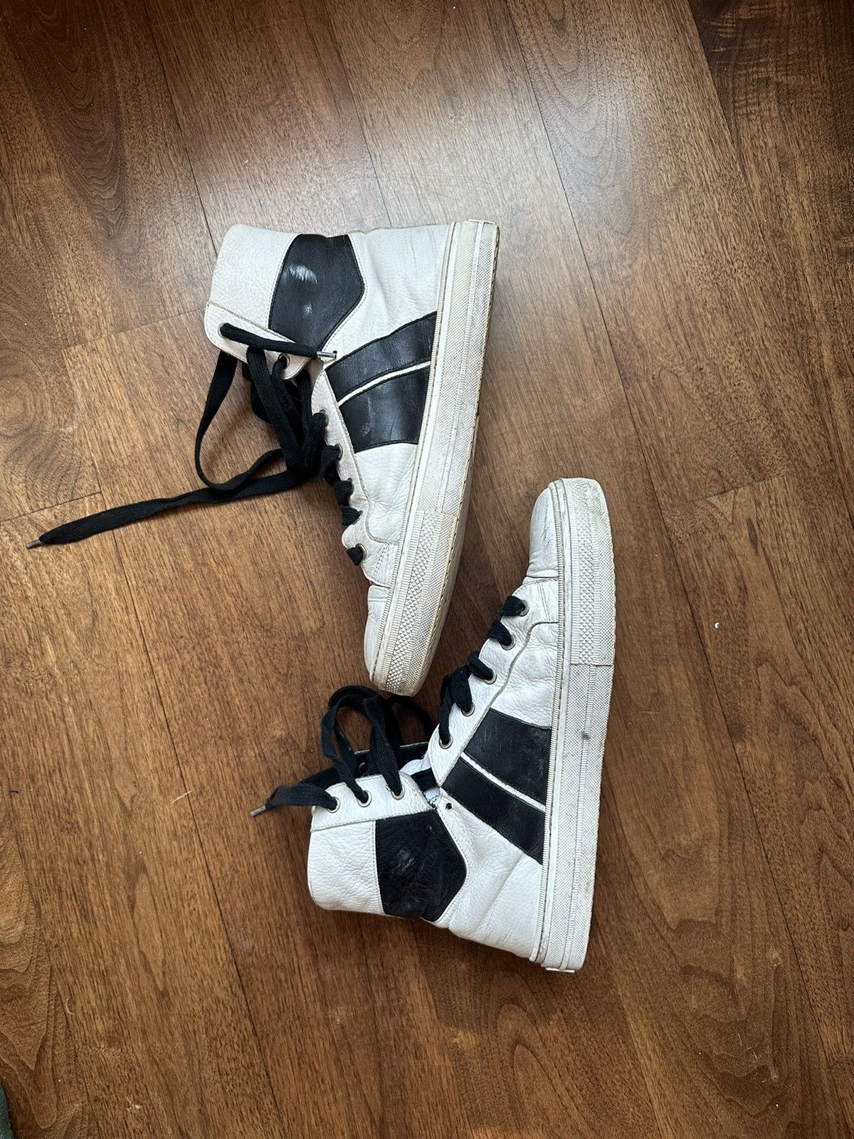 Amiri Amiri High Top Sneakers Size US 11.5 / EU 44-45 - 3 Thumbnail